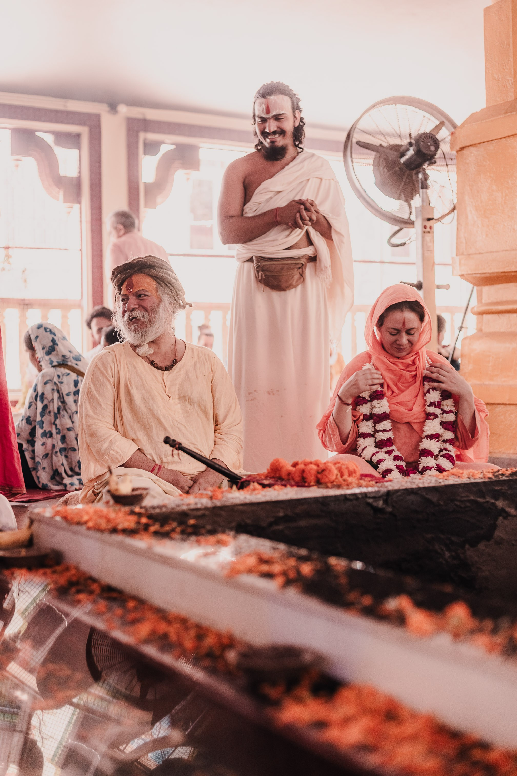 Navaratri yajna at Devraha Baba Ji ashram. Мариам Багдасарян