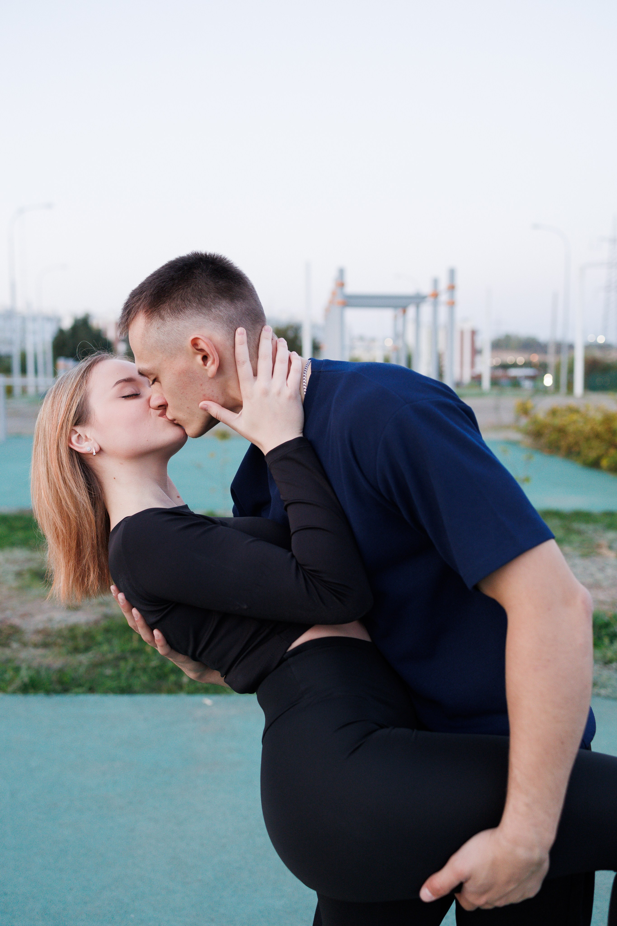 На спорт площадке (Настя+Игорь). Photograph Svetlana Volkova