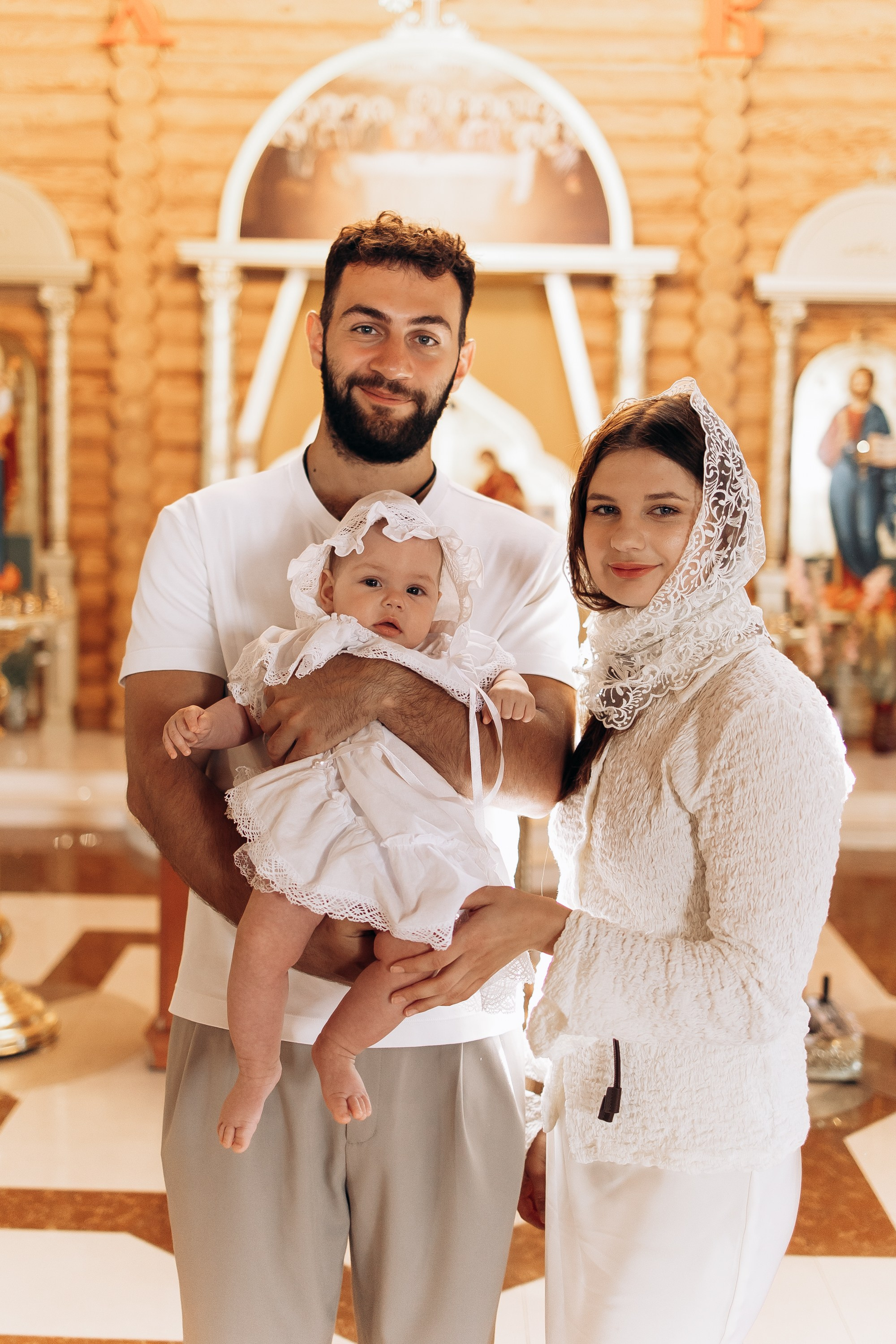 Таинство Крещения Татии. Семейный фотограф в Краснодаре Храмова Анна