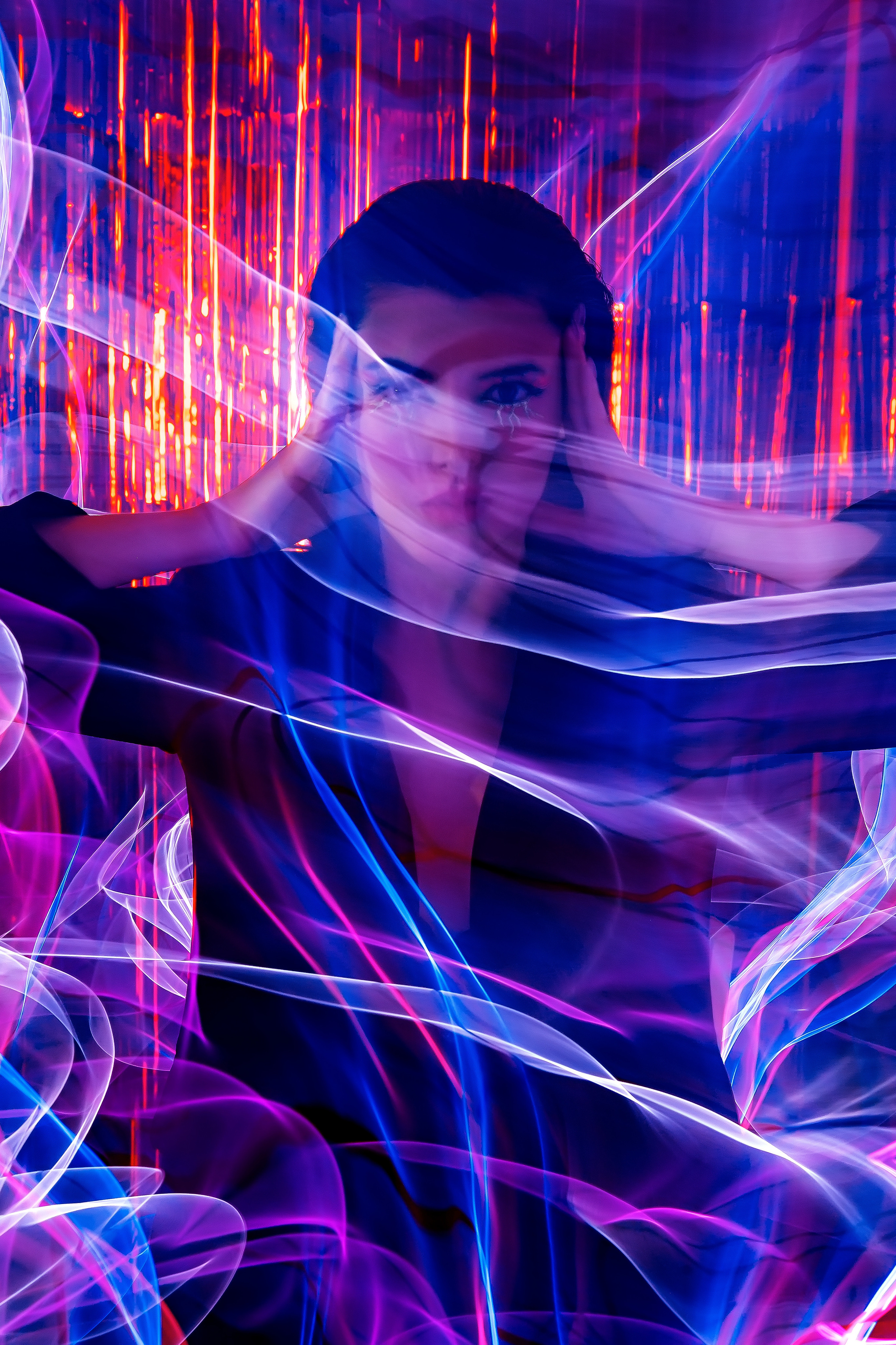 Надя, цветной свет, домашняя. Свадебный и семейный фотограф Виктория Носачёва. Щелково, Москва и МО