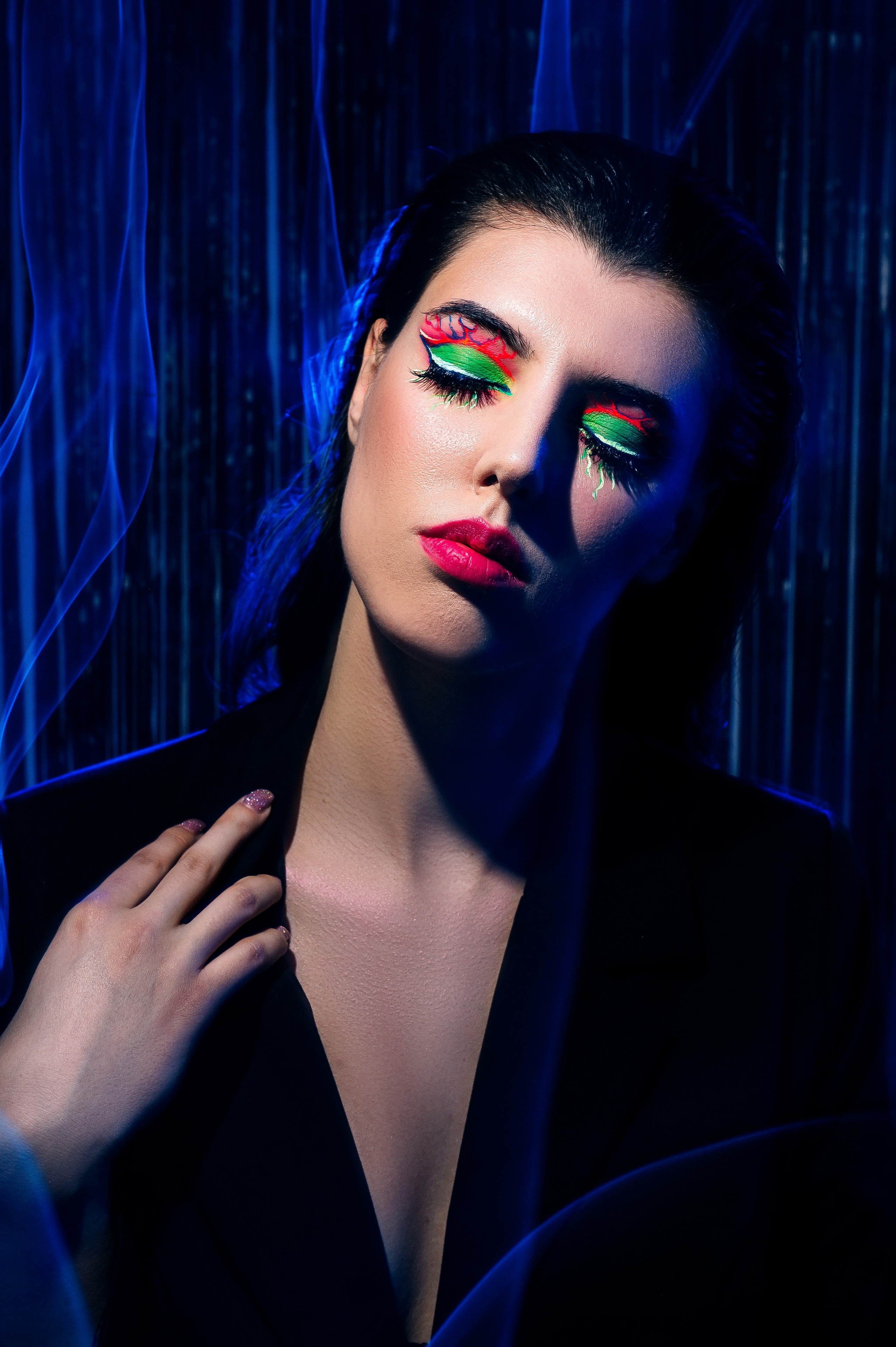 Надя, цветной свет, домашняя. Свадебный и семейный фотограф Виктория Носачёва. Щелково, Москва и МО