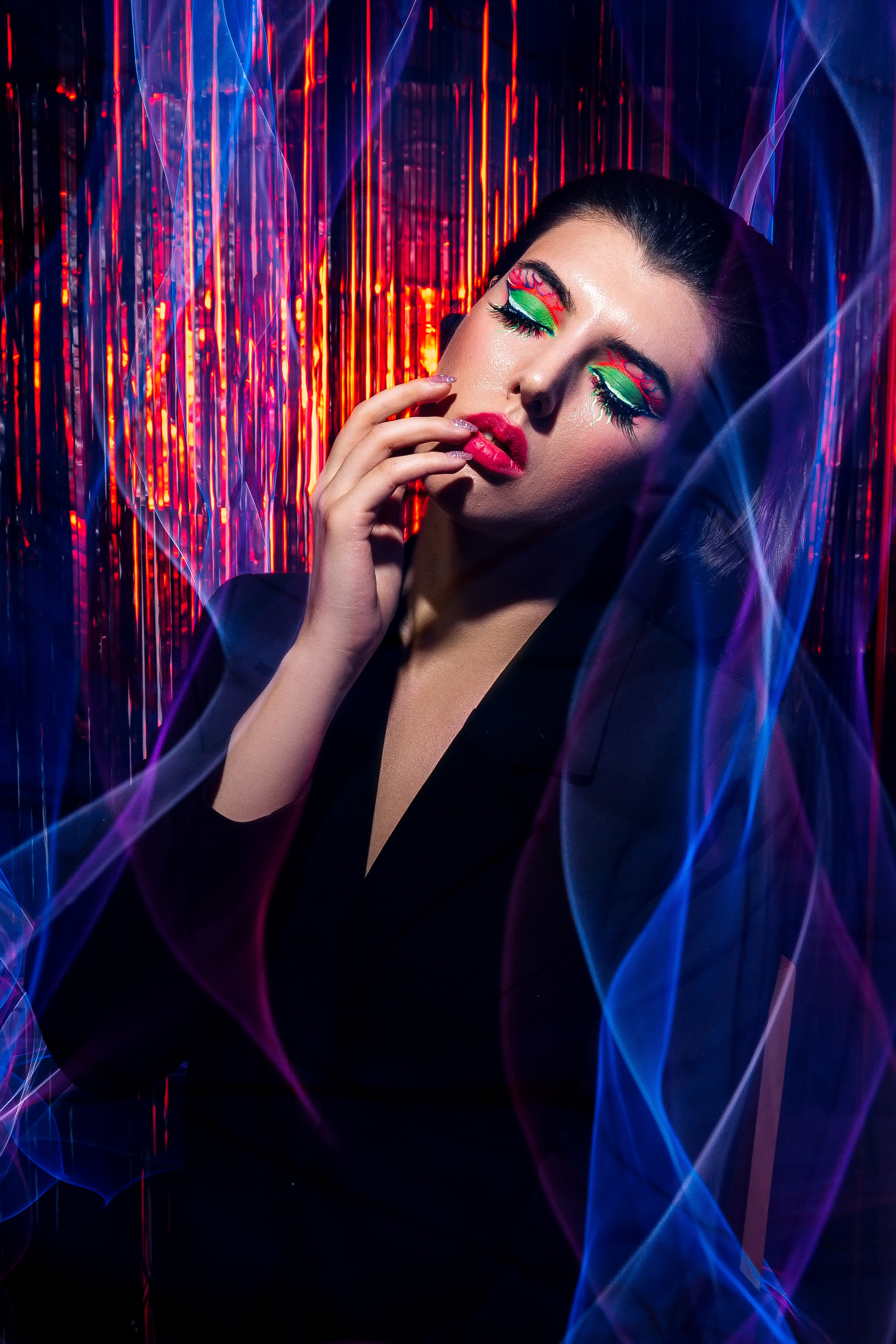 Надя, цветной свет, домашняя. Свадебный и семейный фотограф Виктория Носачёва. Щелково, Москва и МО