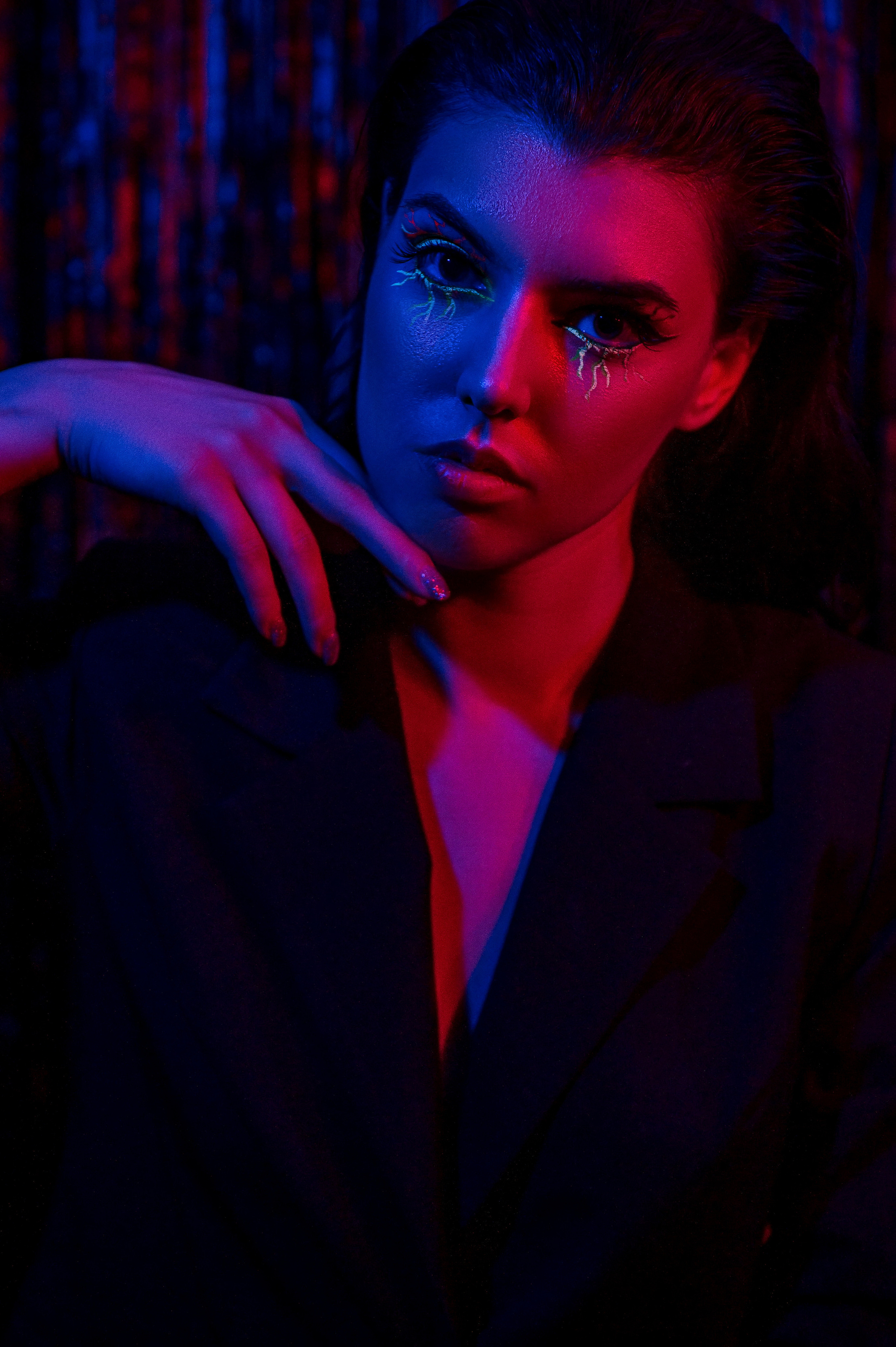 Надя, цветной свет, домашняя. Свадебный и семейный фотограф Виктория Носачёва. Щелково, Москва и МО