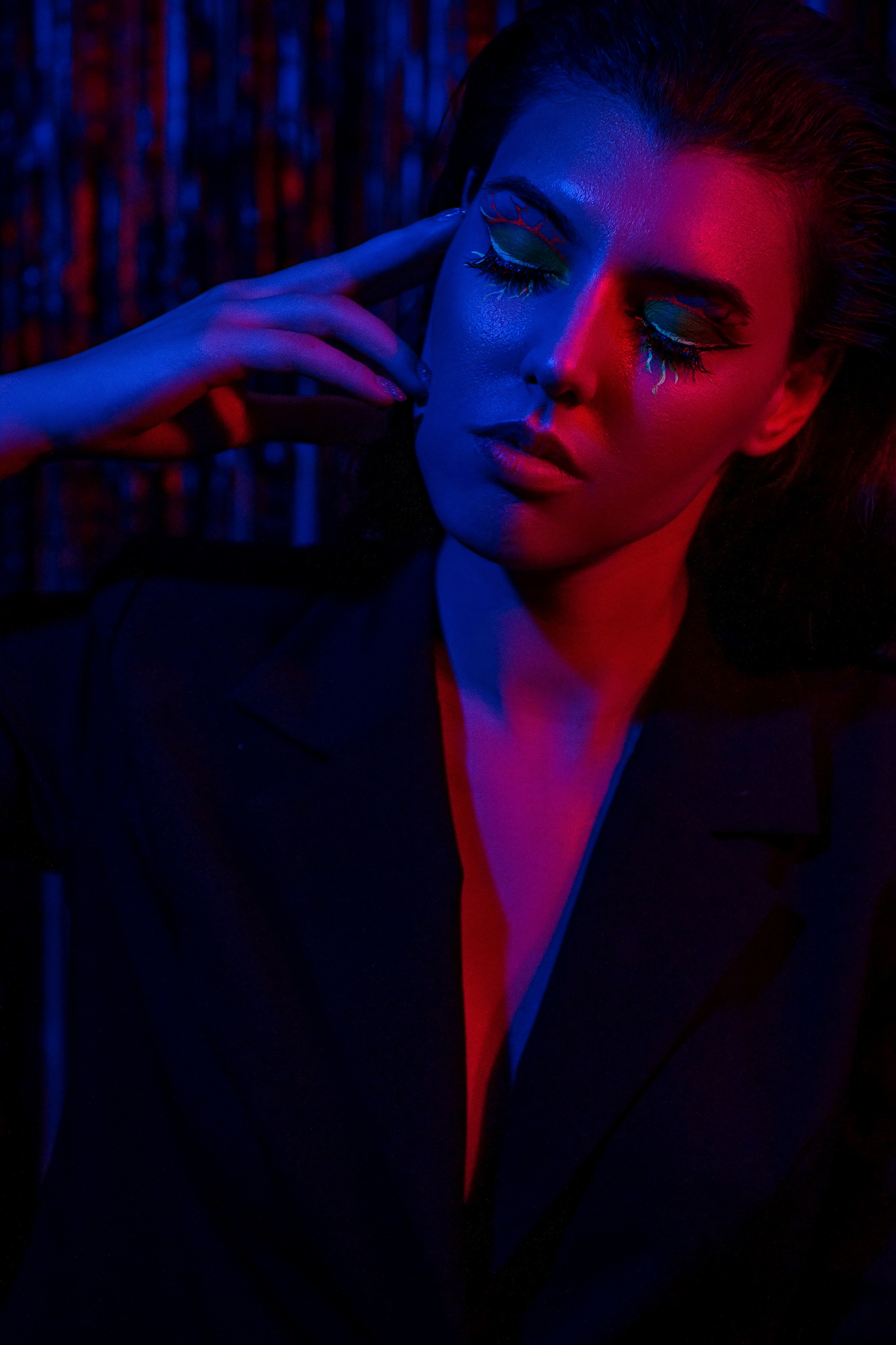 Надя, цветной свет, домашняя. Свадебный и семейный фотограф Виктория Носачёва. Щелково, Москва и МО