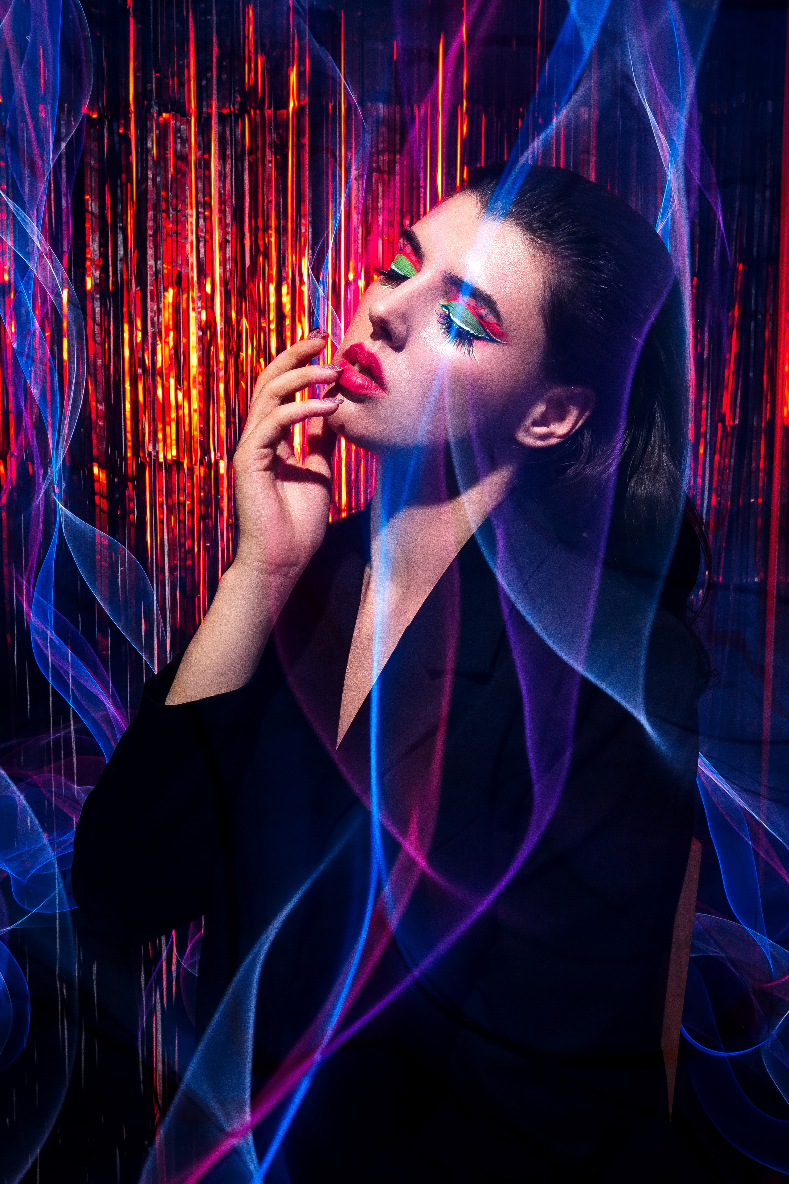 Надя, цветной свет, домашняя. Свадебный и семейный фотограф Виктория Носачёва. Щелково, Москва и МО