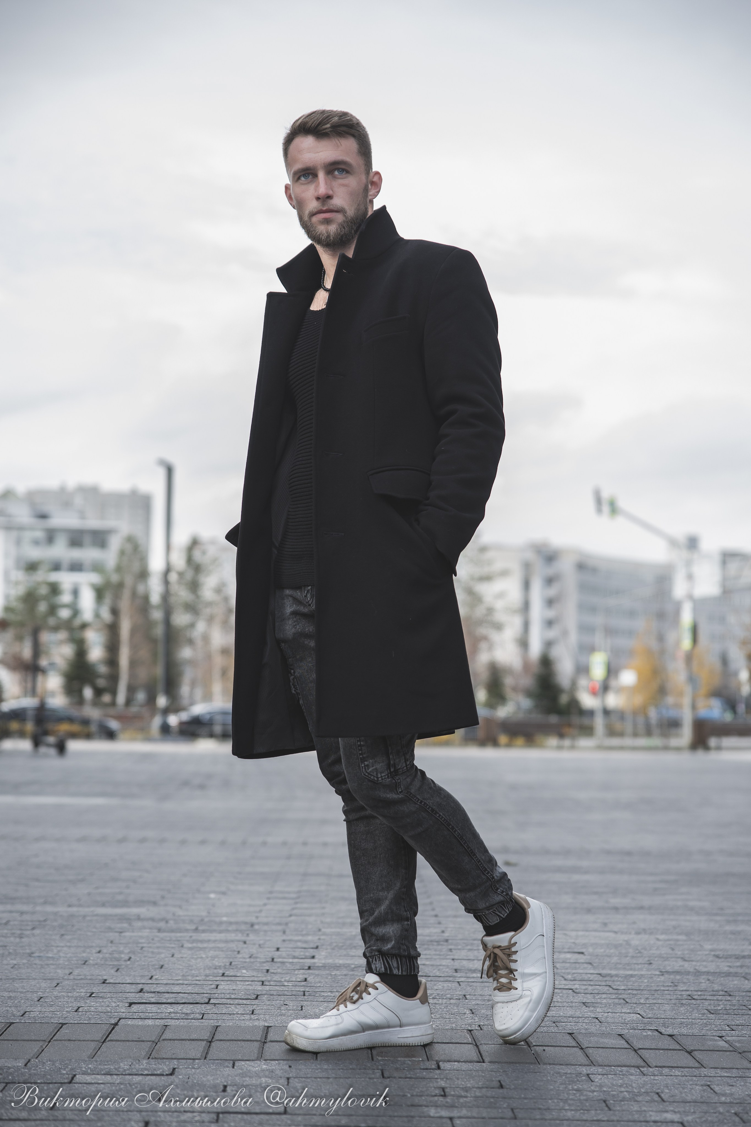 Прогулка с Хаски (Сергей). Виктория Ахмылова. Фотограф в Москве