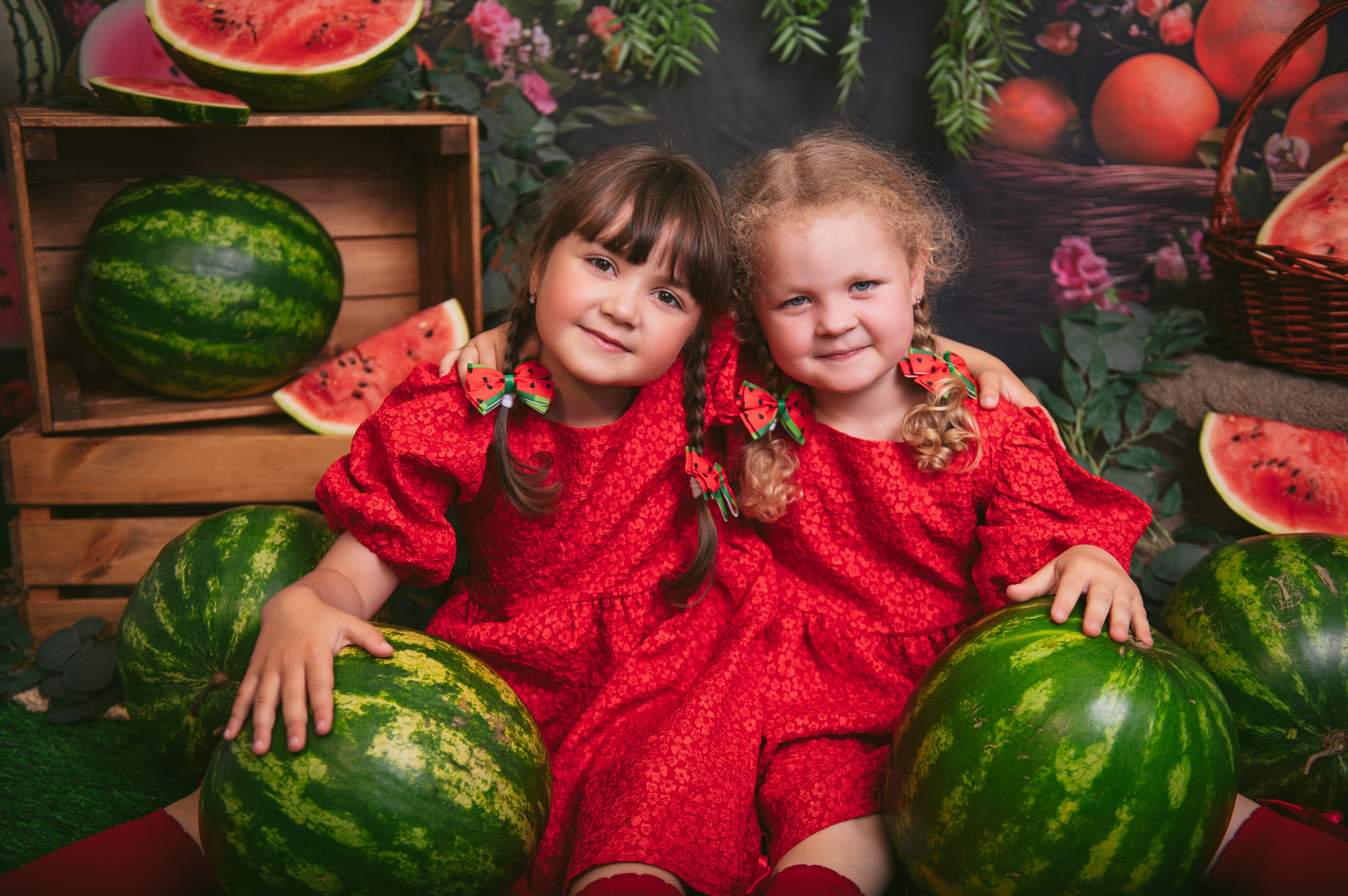 Арбузы 2025. Детский фотограф Магадан