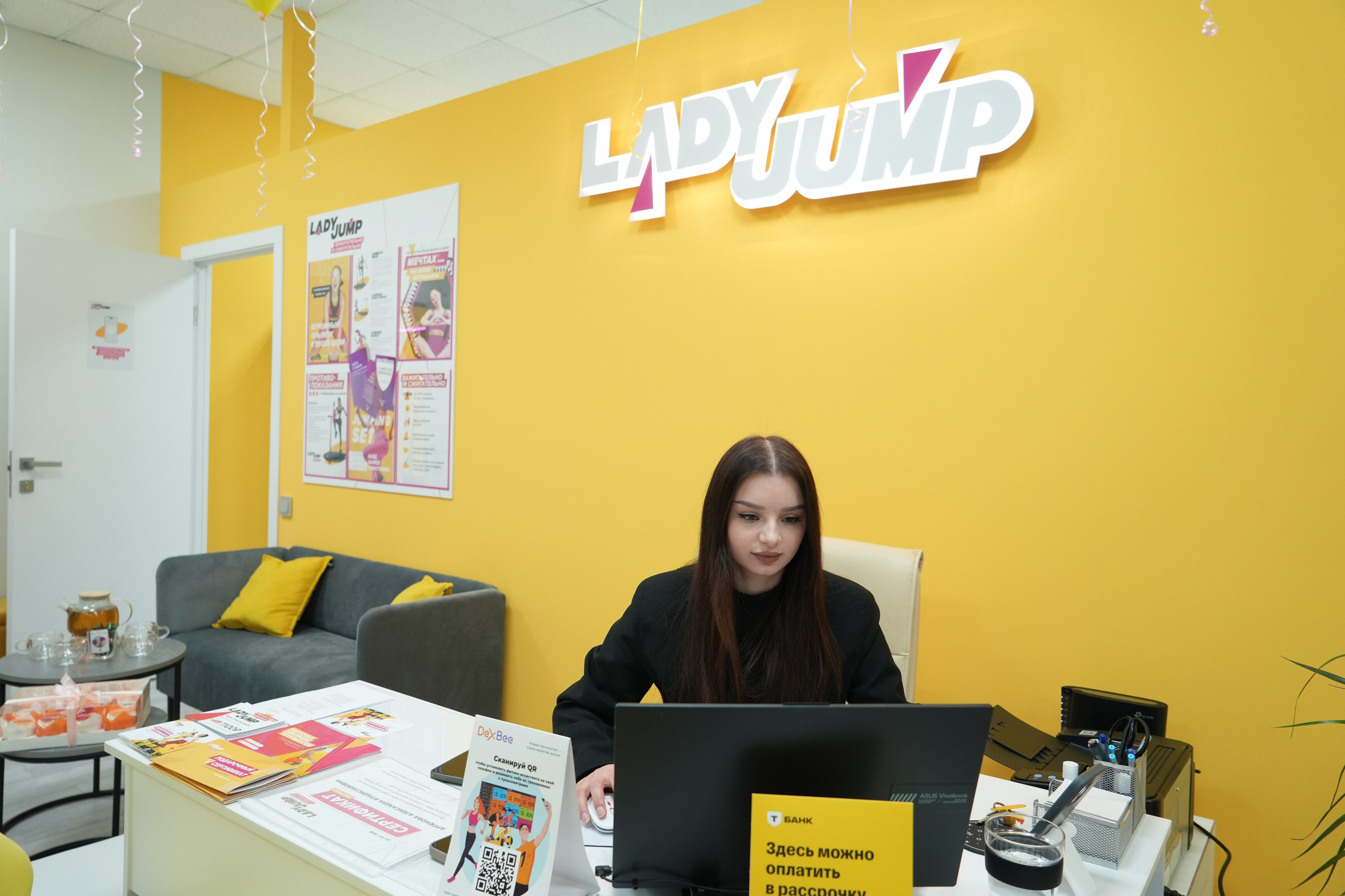 Открытие батутного центра «Lady Jump». Видеограф и Фотограф в Москве