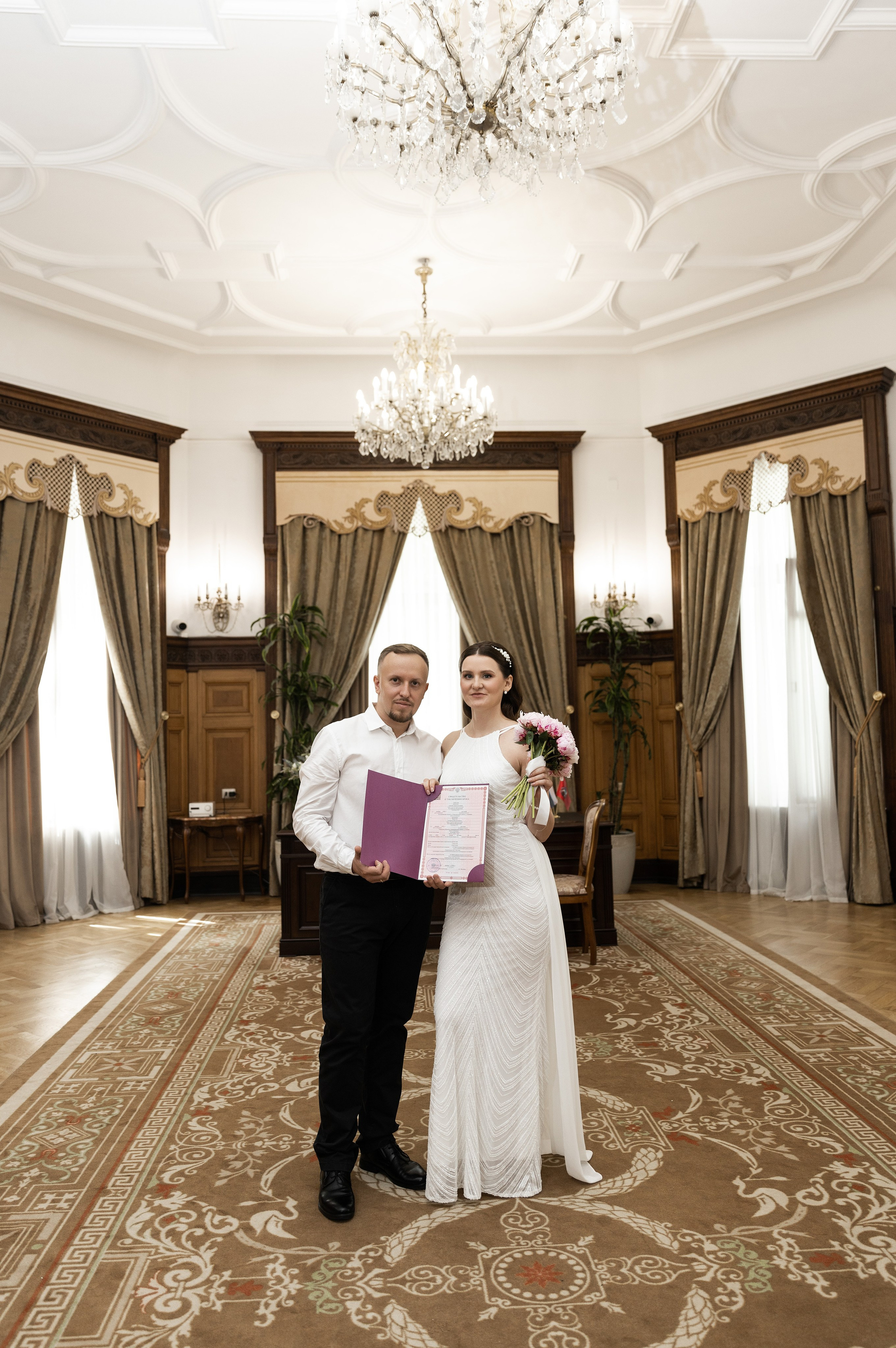 Сергей & Татьяна (Грибоедовский загс и прогулка в Кусково). Фотограф в Москве Юлия Хамзина