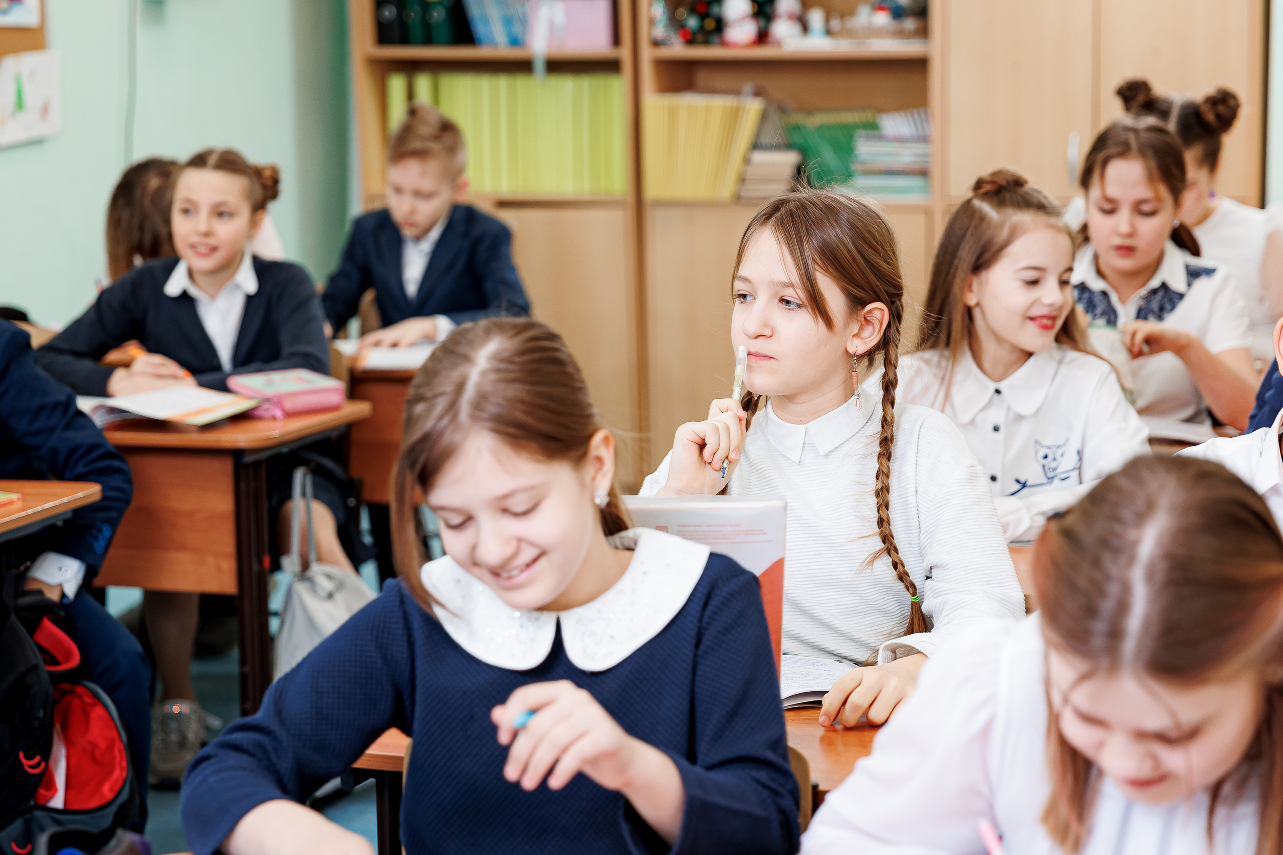 Репортаж на уроках. Семейный и детский фотограф Комина Елена, Власиха, Одинцово