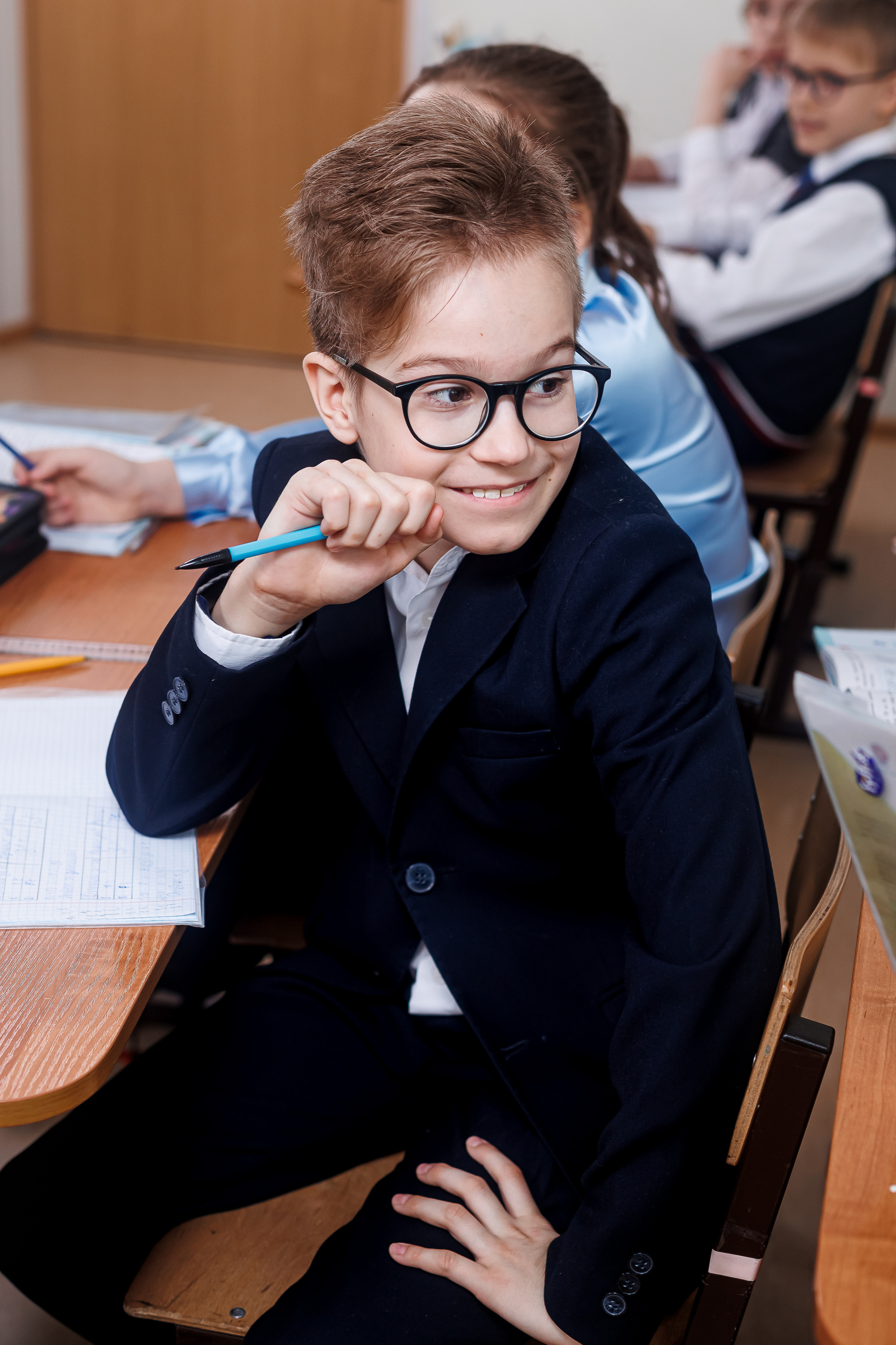 Репортаж на уроках. Семейный и детский фотограф Комина Елена, Власиха, Одинцово