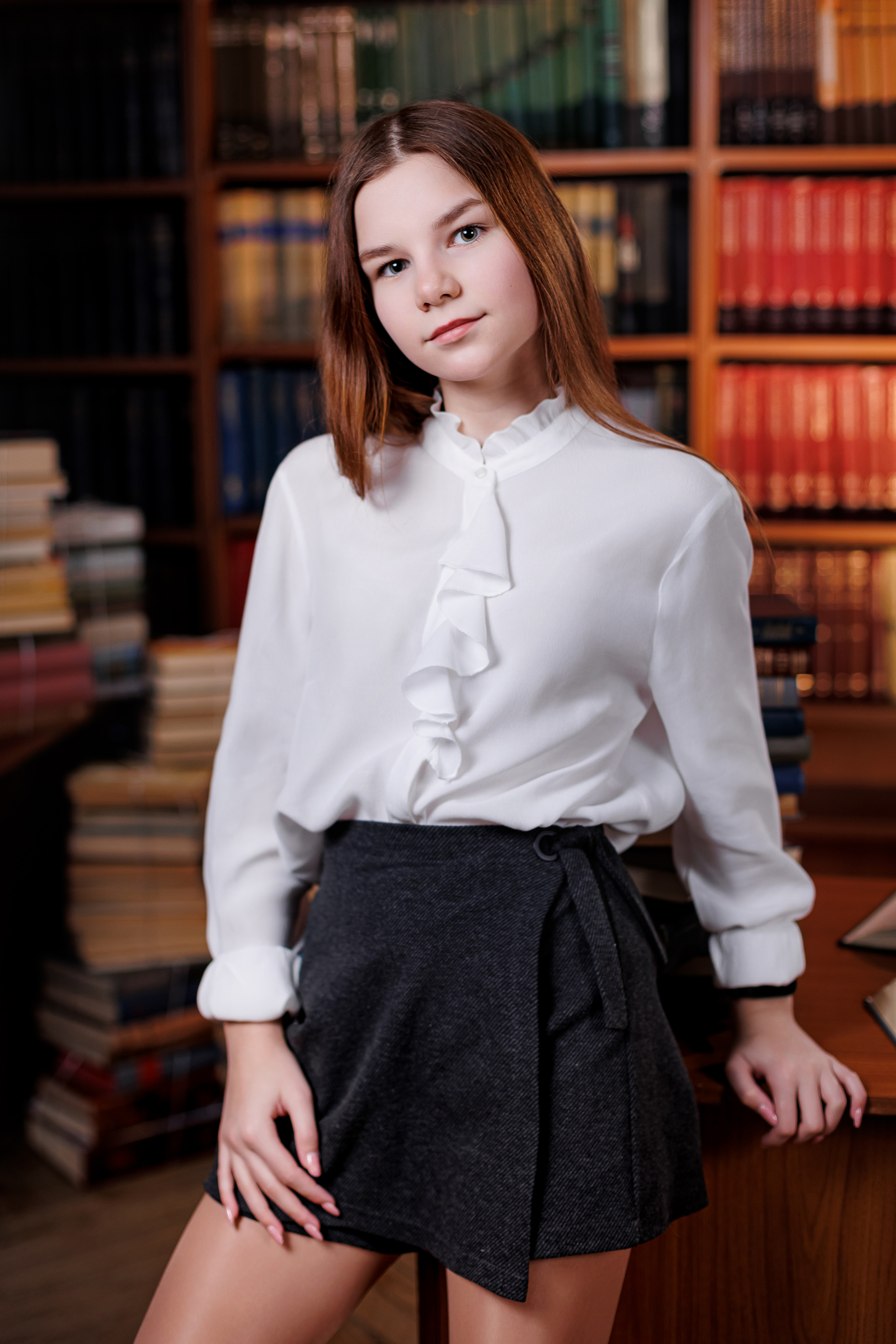 Портреты в Библиотеке. Семейный и детский фотограф Комина Елена, Власиха, Одинцово