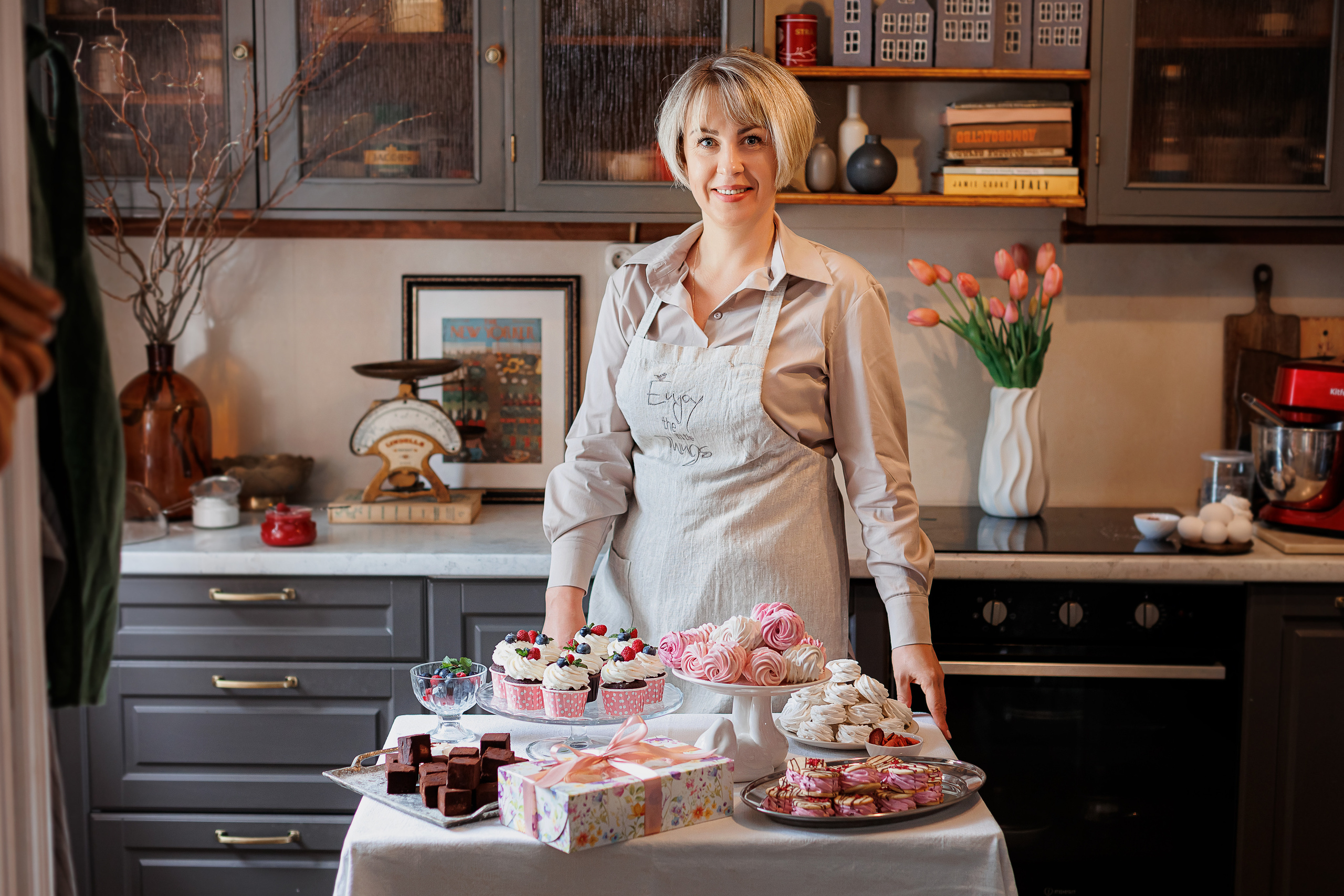 Контент съёмка для домашнего кондитера Ольги «Тут.зефир». Семейный и детский фотограф Комина Елена, Власиха, Одинцово