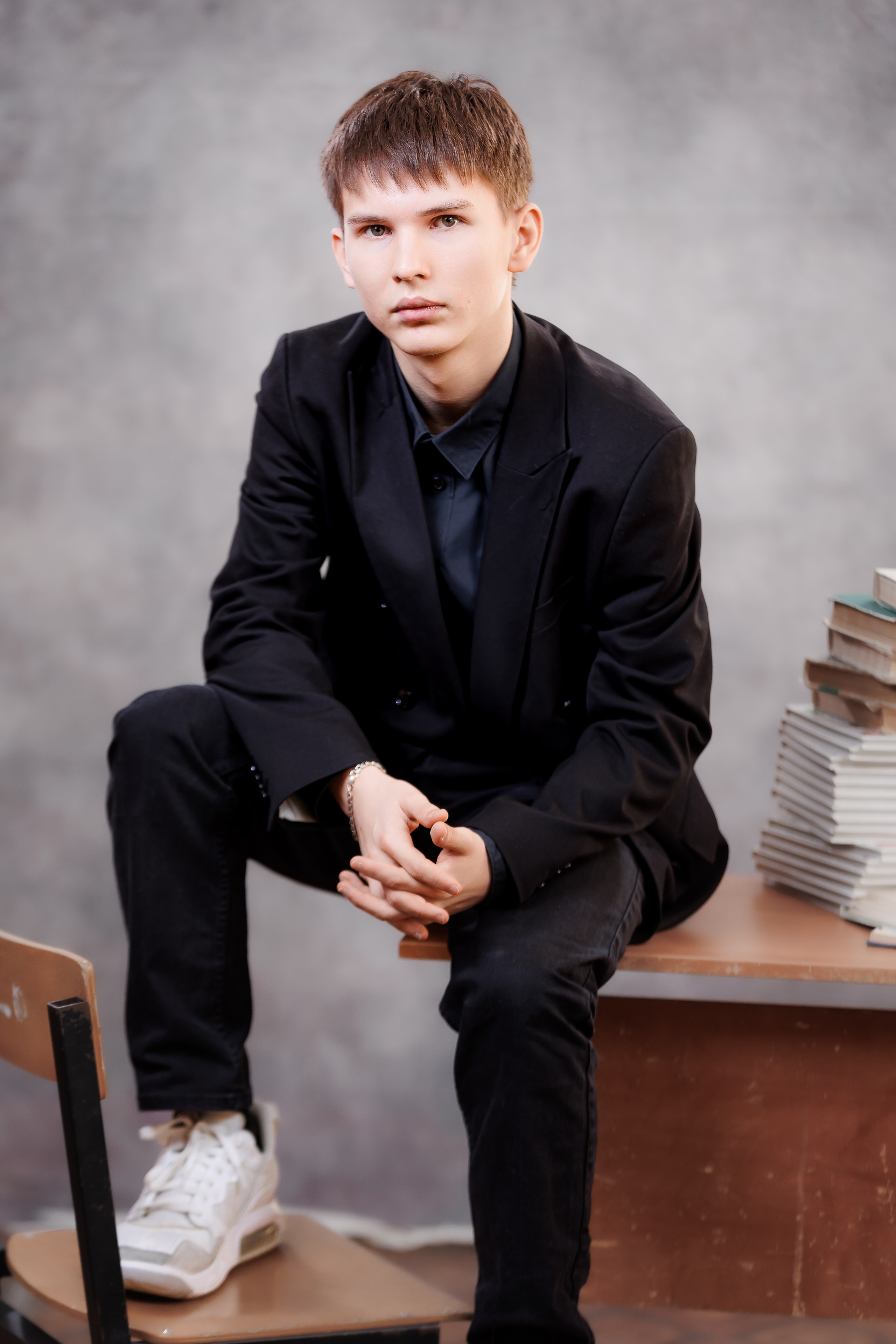 Портреты на однотонном фоне. Семейный и детский фотограф Комина Елена, Власиха, Одинцово