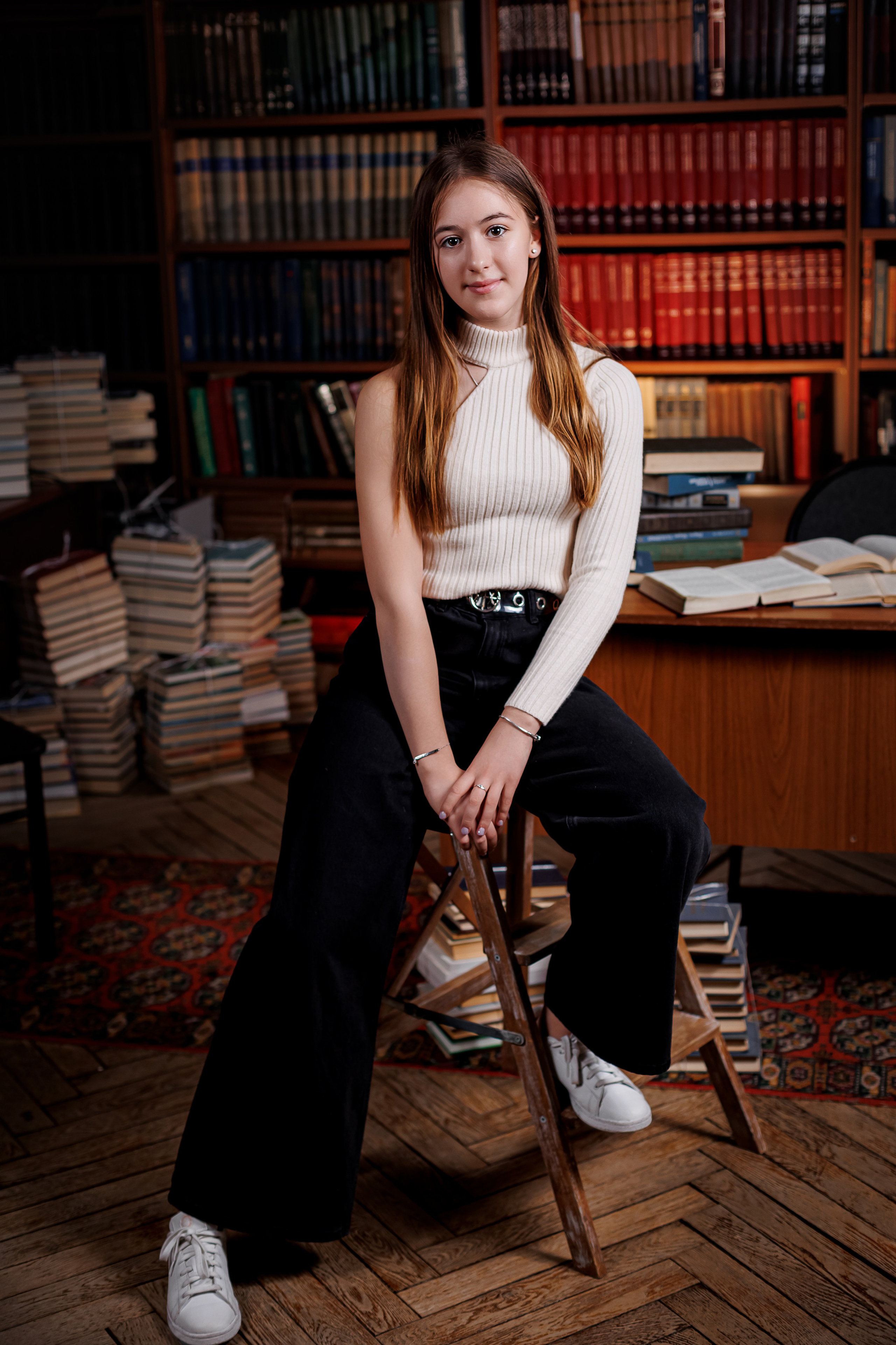 Портреты в Библиотеке. Семейный и детский фотограф Комина Елена, Власиха, Одинцово