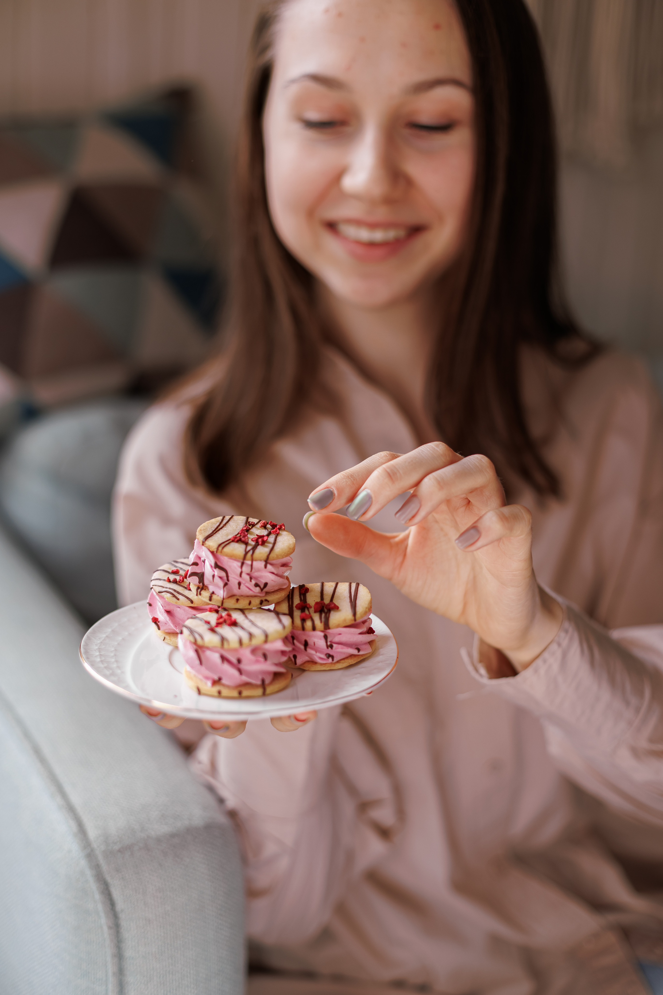 Контент съёмка для домашнего кондитера Ольги «Тут.зефир». Семейный и детский фотограф Комина Елена, Власиха, Одинцово