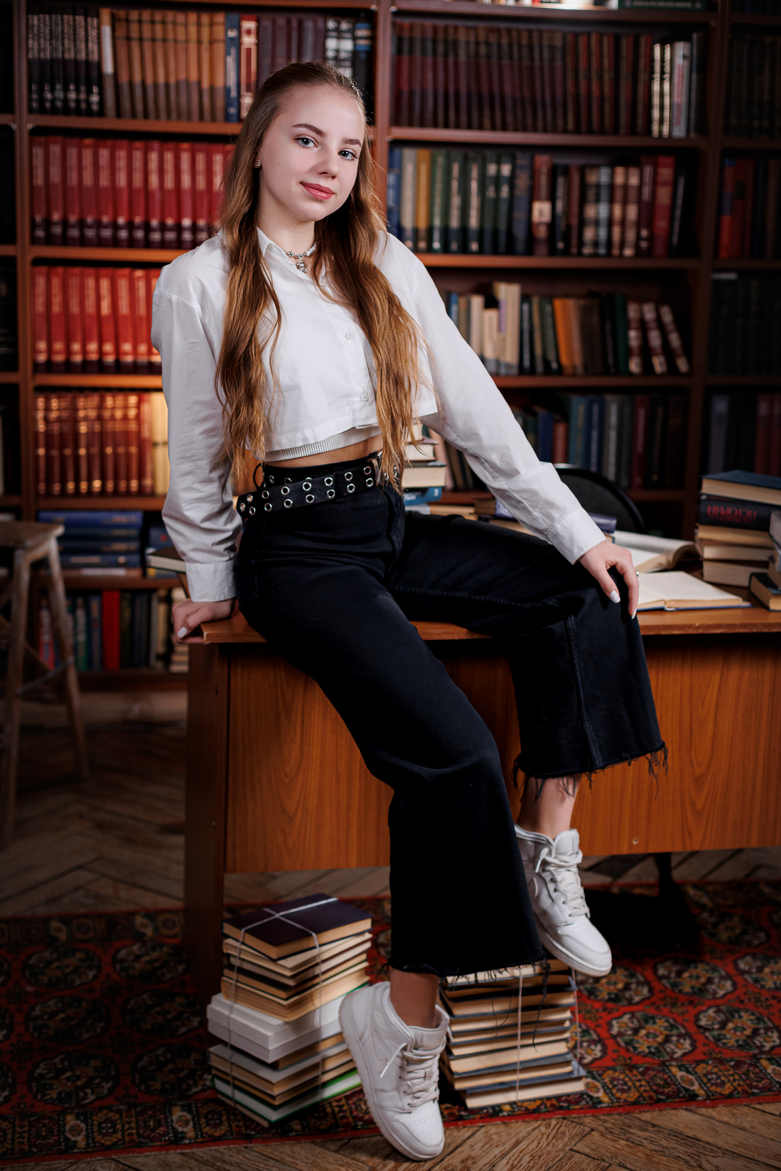 Портреты в Библиотеке. Семейный и детский фотограф Комина Елена, Власиха, Одинцово