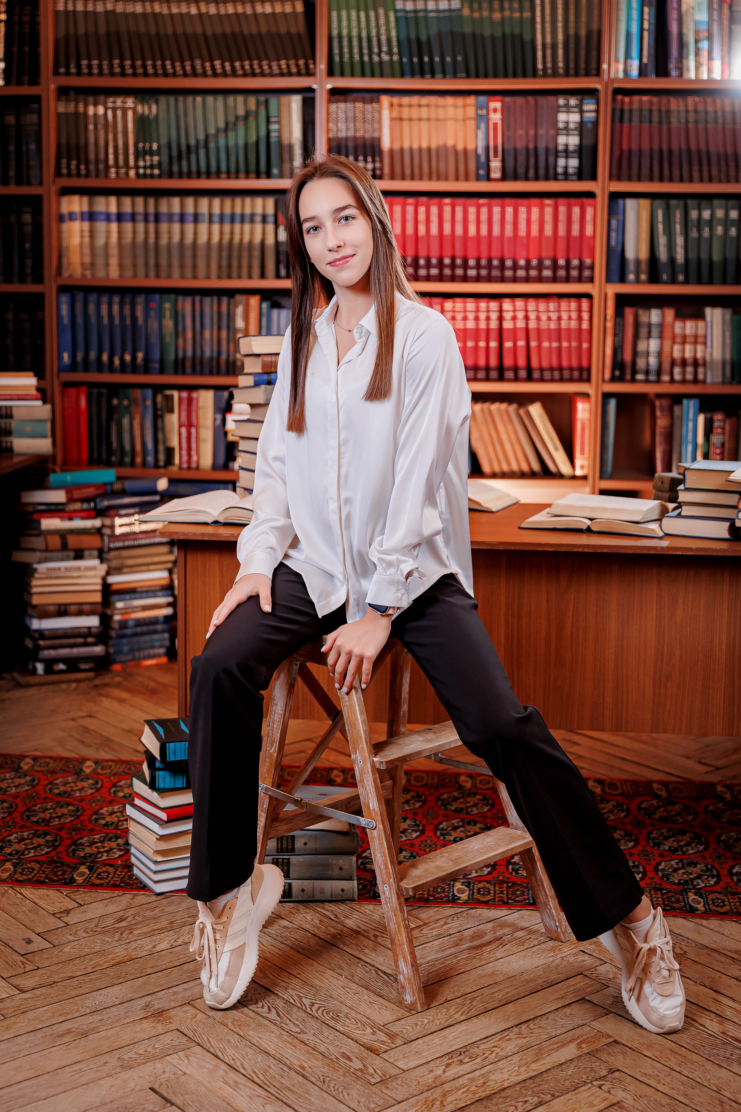 Портреты в Библиотеке. Семейный и детский фотограф Комина Елена, Власиха, Одинцово