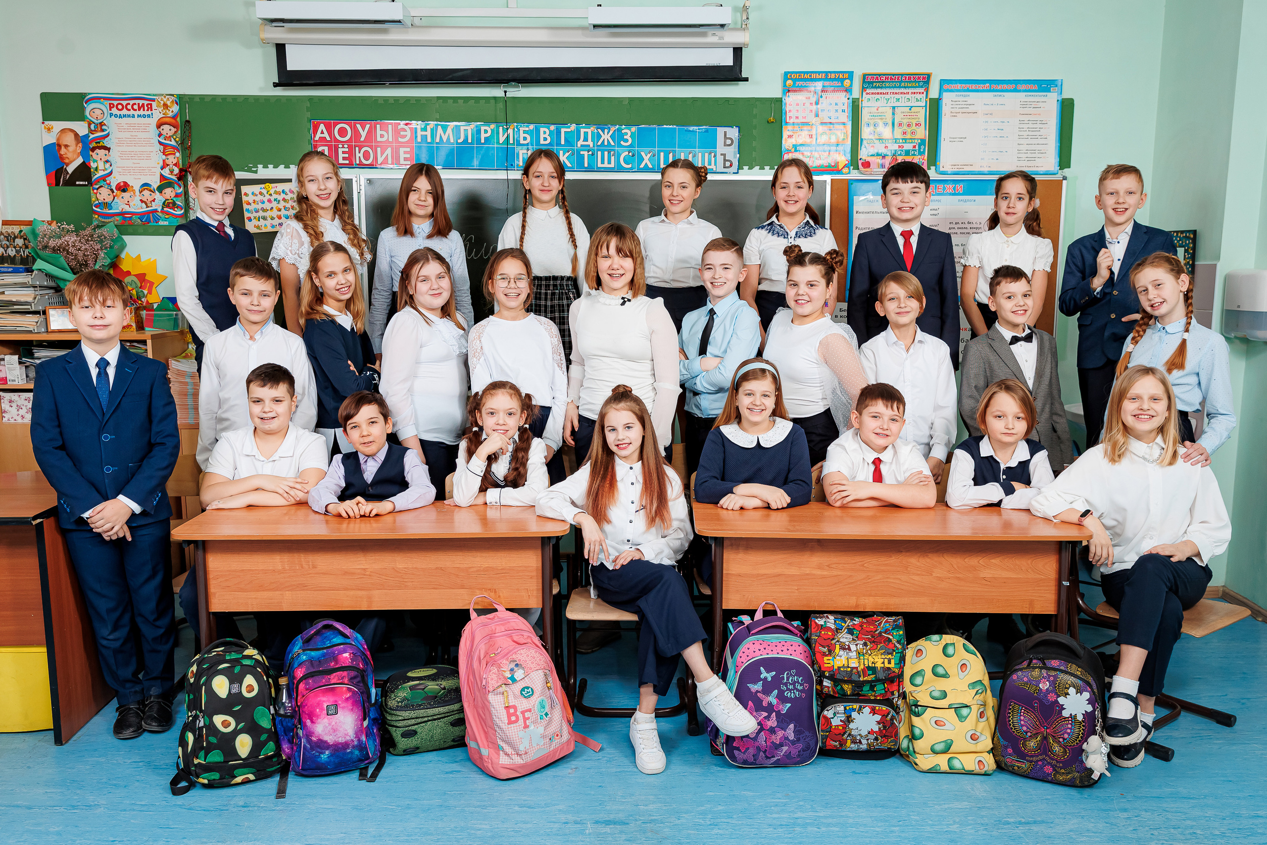 Общие фото класса. Семейный и детский фотограф Комина Елена, Власиха, Одинцово