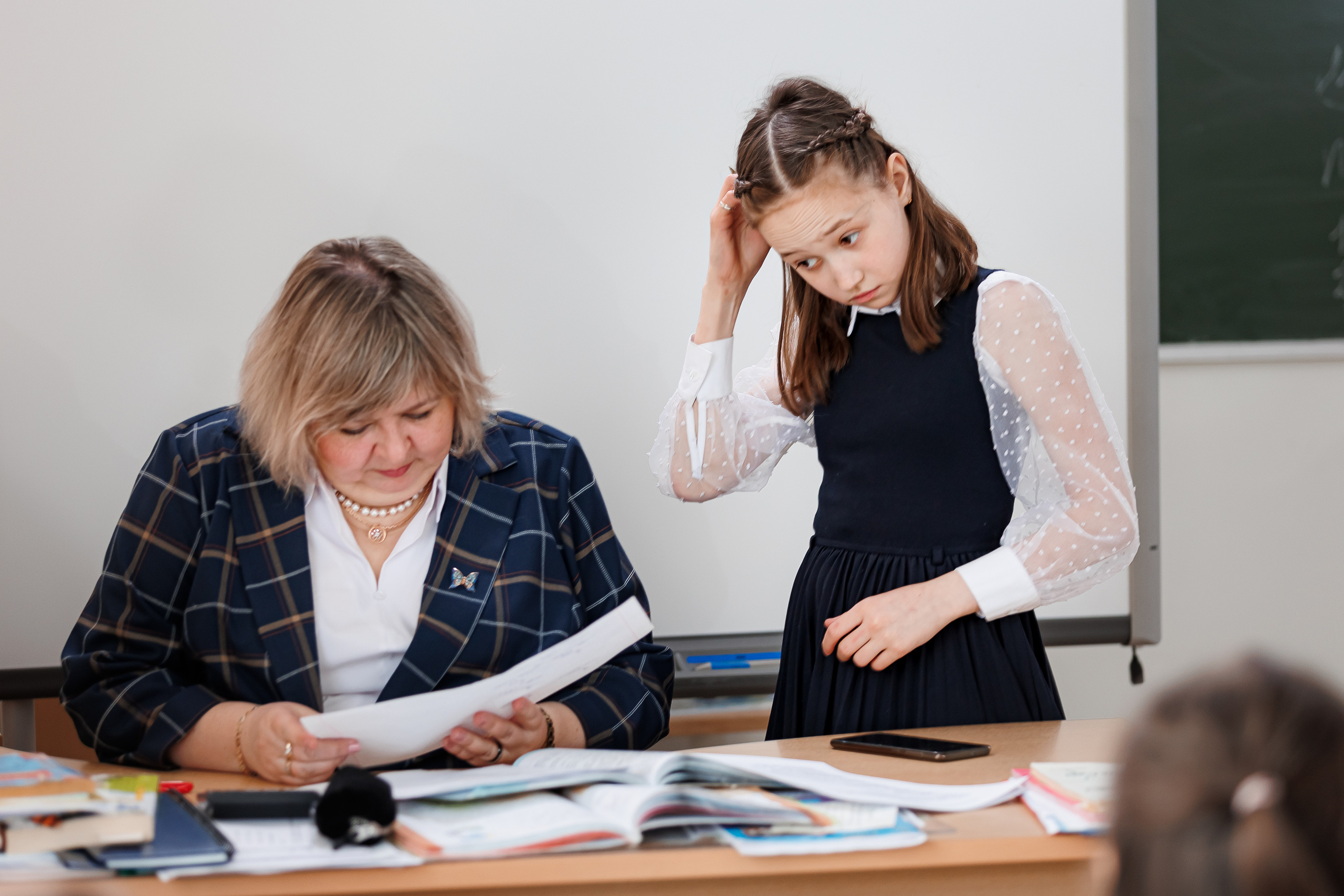 Репортаж на уроках. Семейный и детский фотограф Комина Елена, Власиха, Одинцово