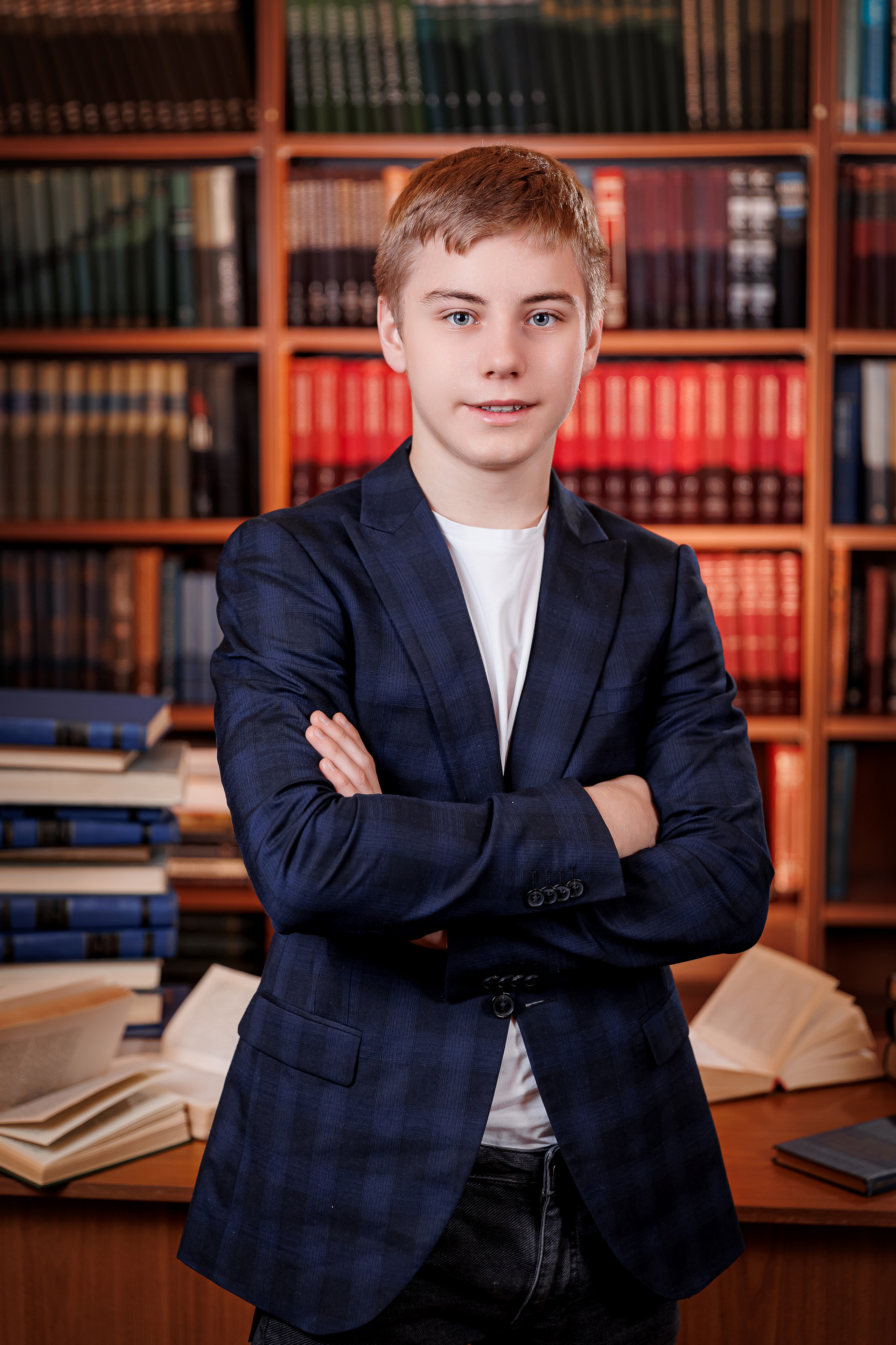 Портреты в Библиотеке. Семейный и детский фотограф Комина Елена, Власиха, Одинцово