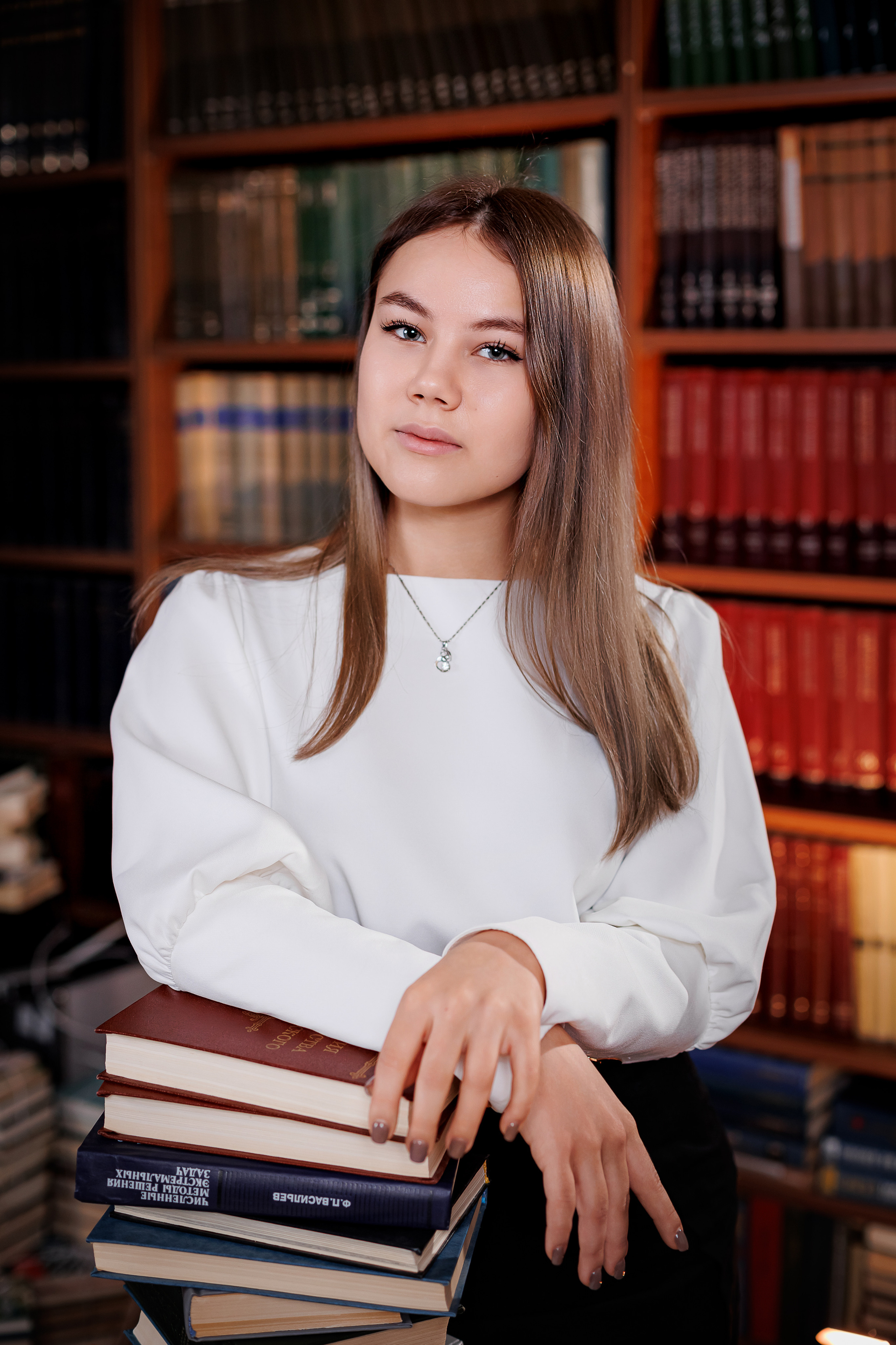 Портреты в Библиотеке. Семейный и детский фотограф Комина Елена, Власиха, Одинцово