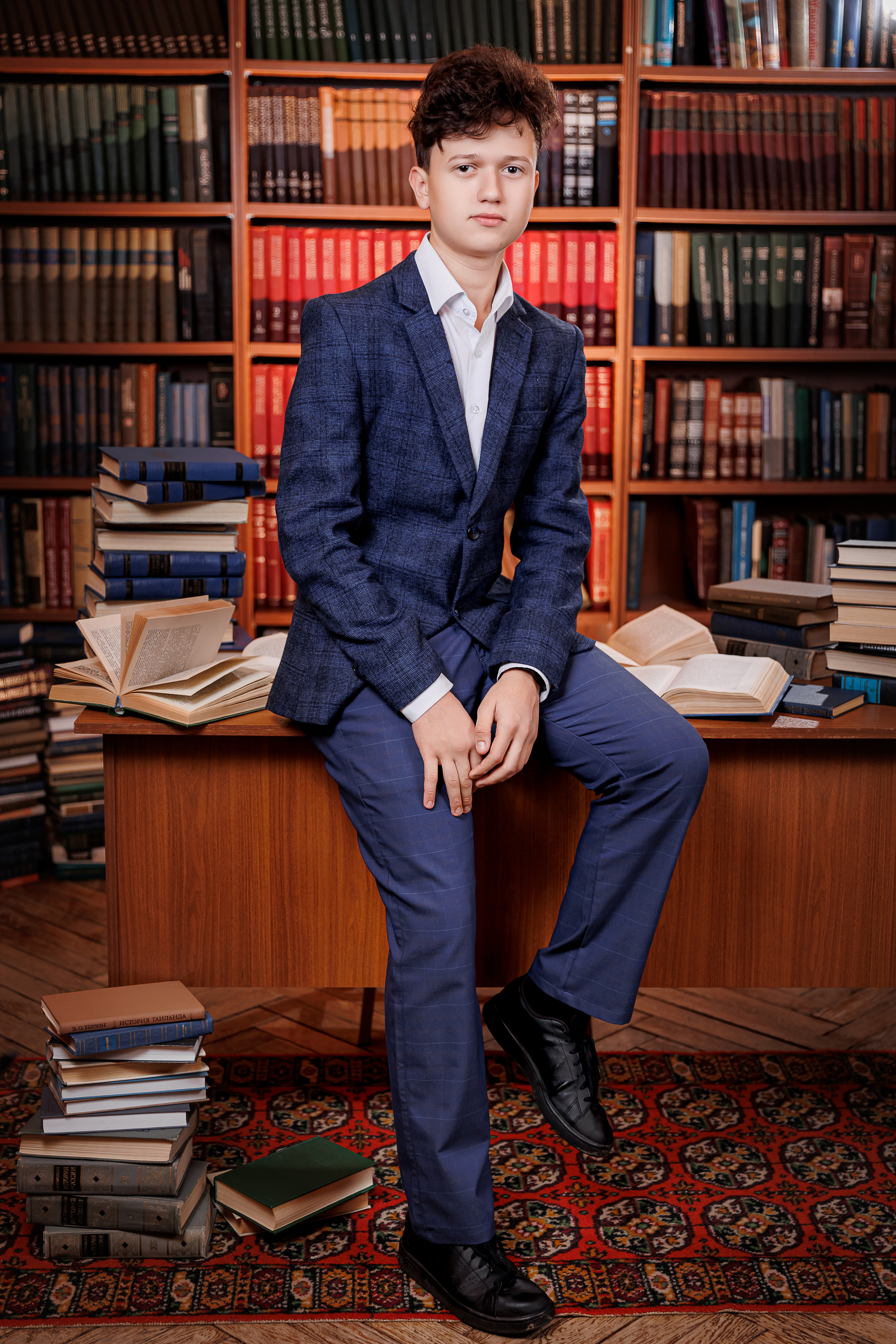 Портреты в Библиотеке. Семейный и детский фотограф Комина Елена, Власиха, Одинцово