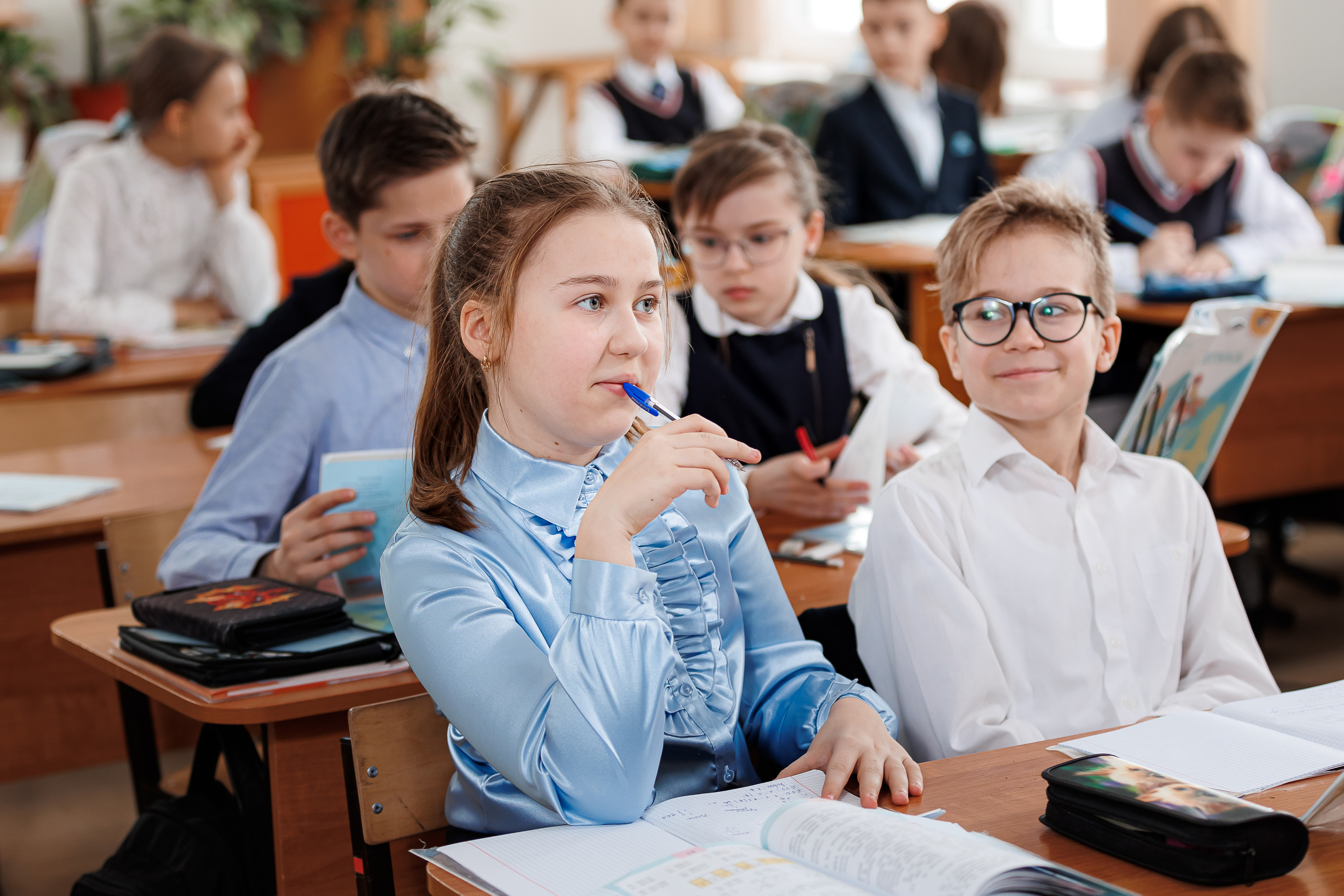 Репортаж на уроках. Семейный и детский фотограф Комина Елена, Власиха, Одинцово