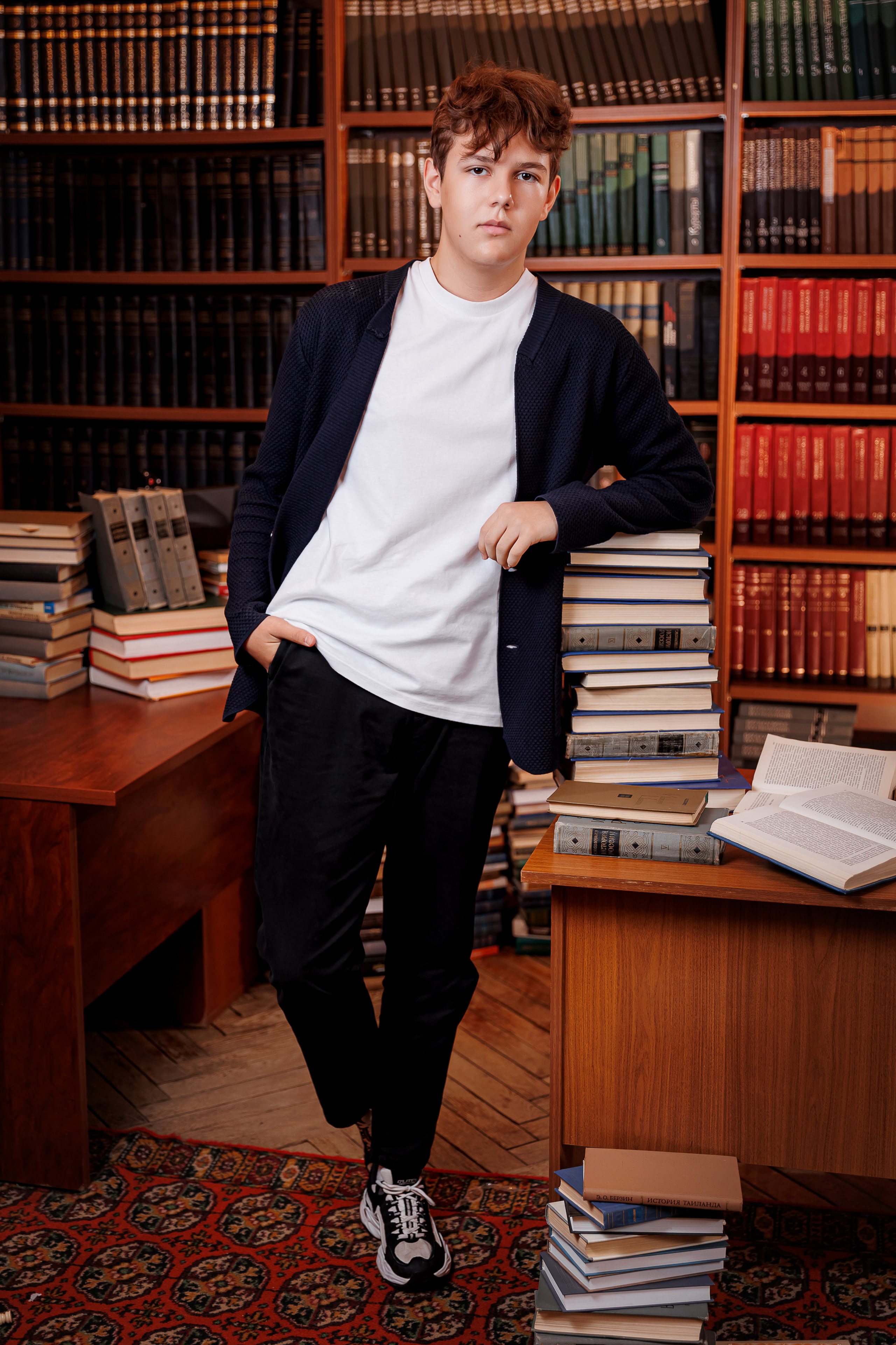 Портреты в Библиотеке. Семейный и детский фотограф Комина Елена, Власиха, Одинцово