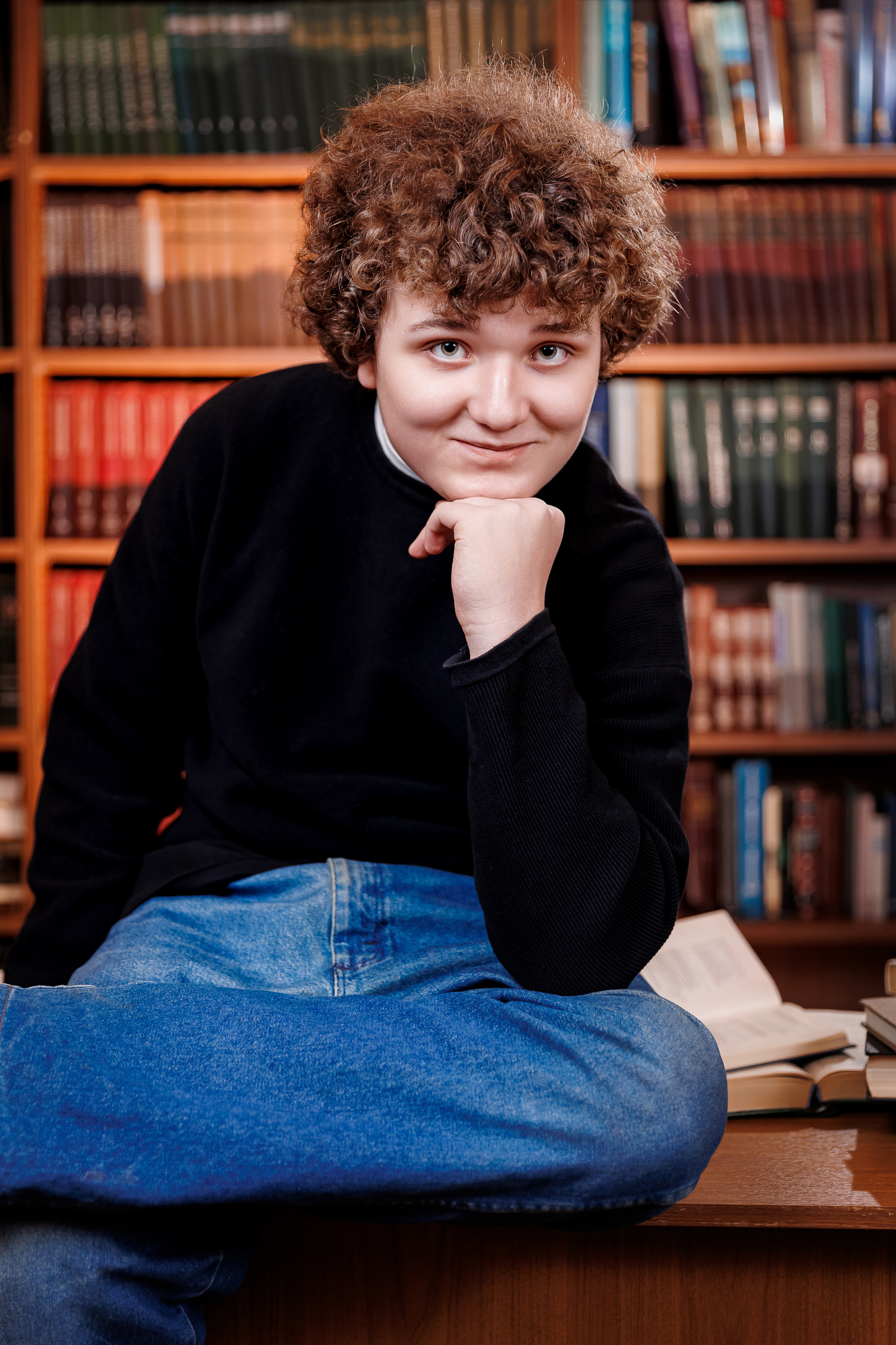 Портреты в Библиотеке. Семейный и детский фотограф Комина Елена, Власиха, Одинцово