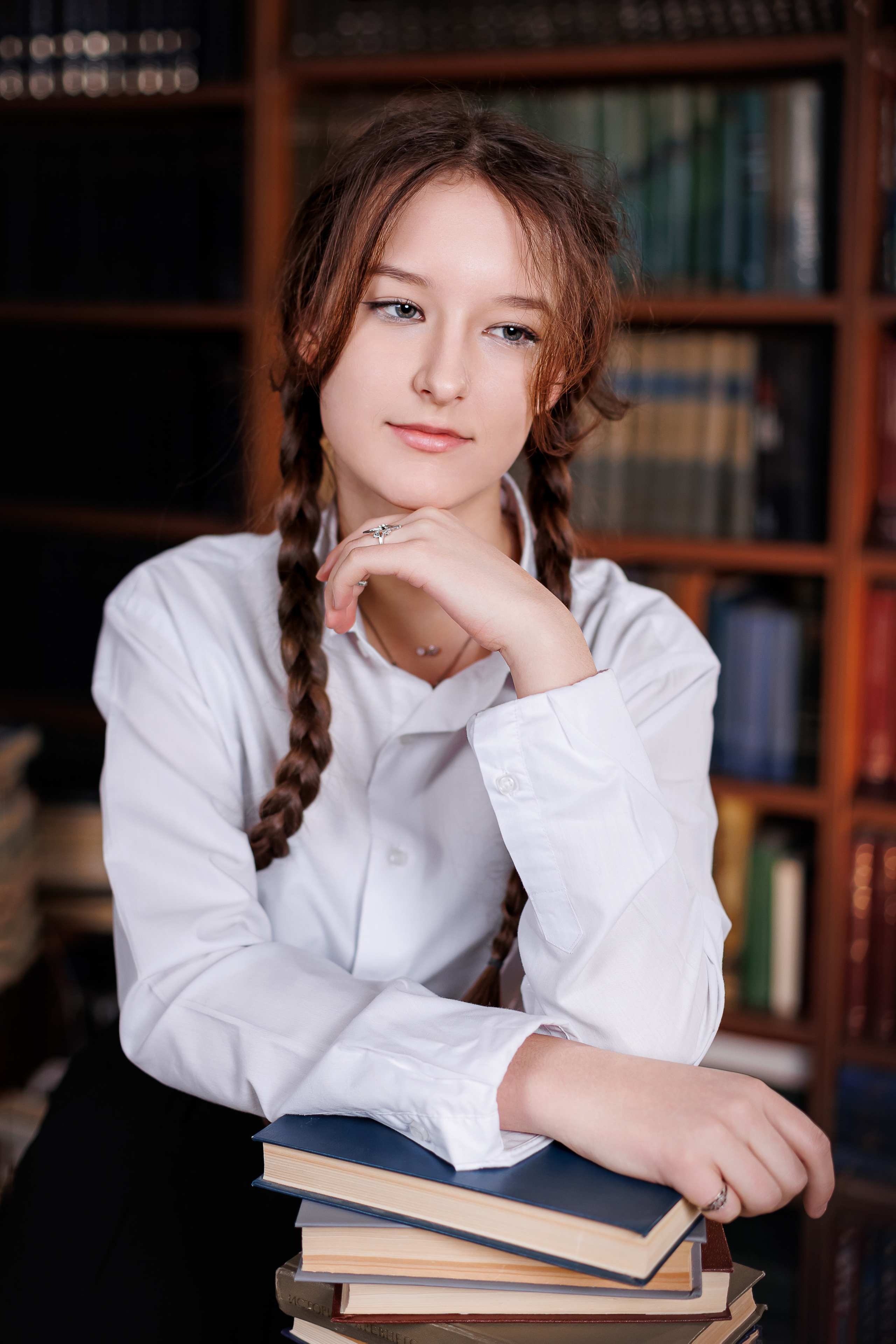 Портреты в Библиотеке. Семейный и детский фотограф Комина Елена, Власиха, Одинцово