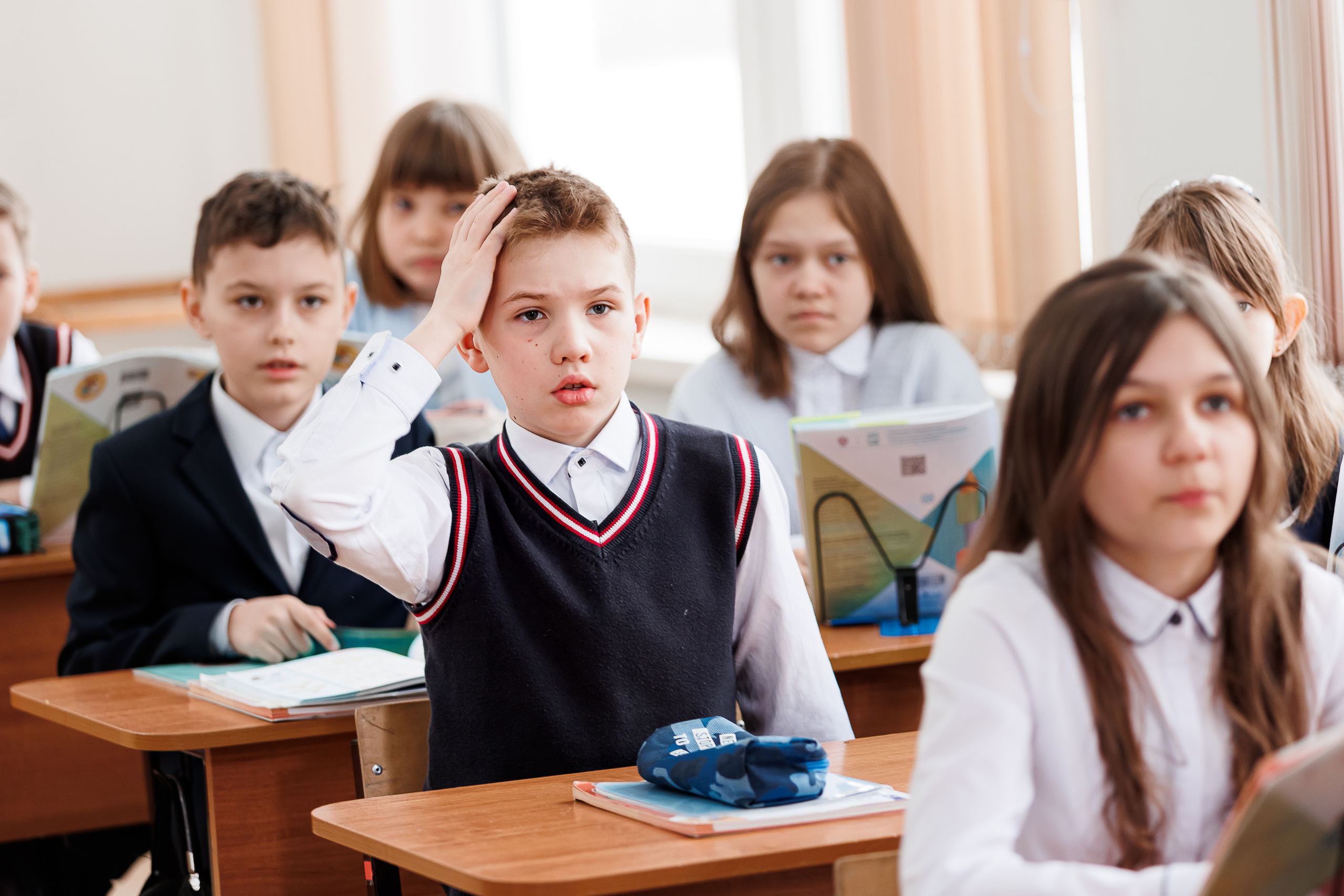 Репортаж на уроках. Семейный и детский фотограф Комина Елена, Власиха, Одинцово