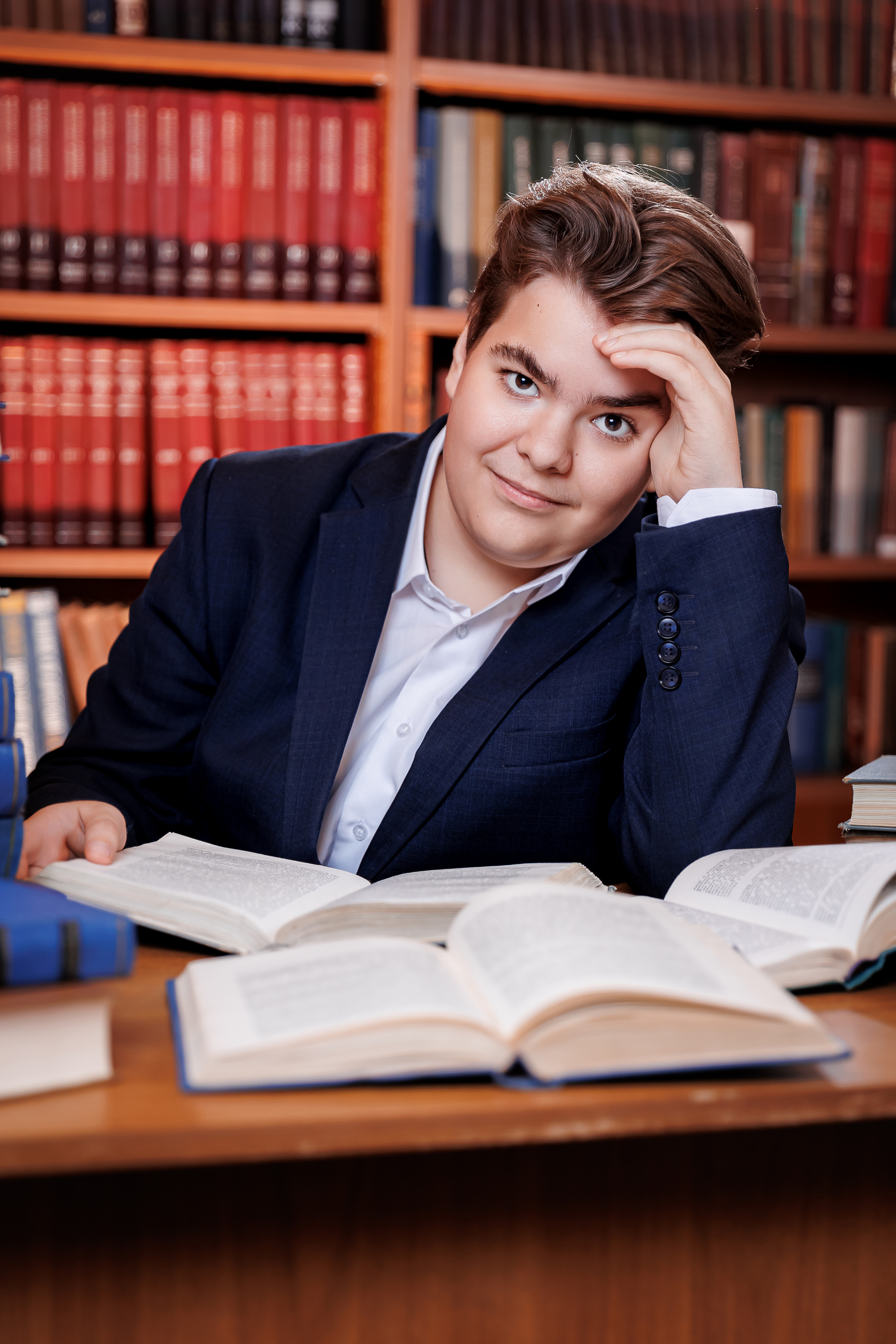 Портреты в Библиотеке. Семейный и детский фотограф Комина Елена, Власиха, Одинцово