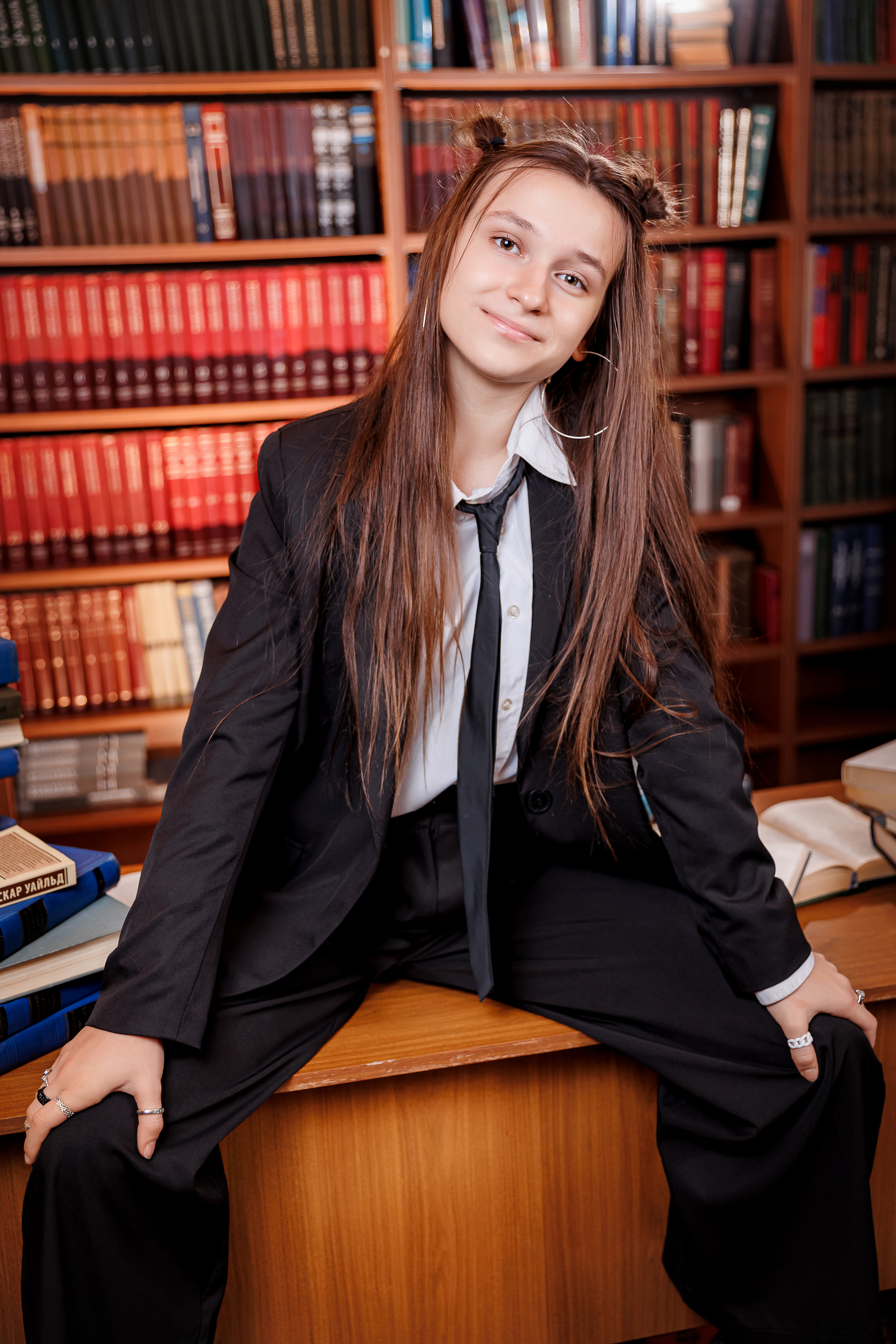 Портреты в Библиотеке. Семейный и детский фотограф Комина Елена, Власиха, Одинцово