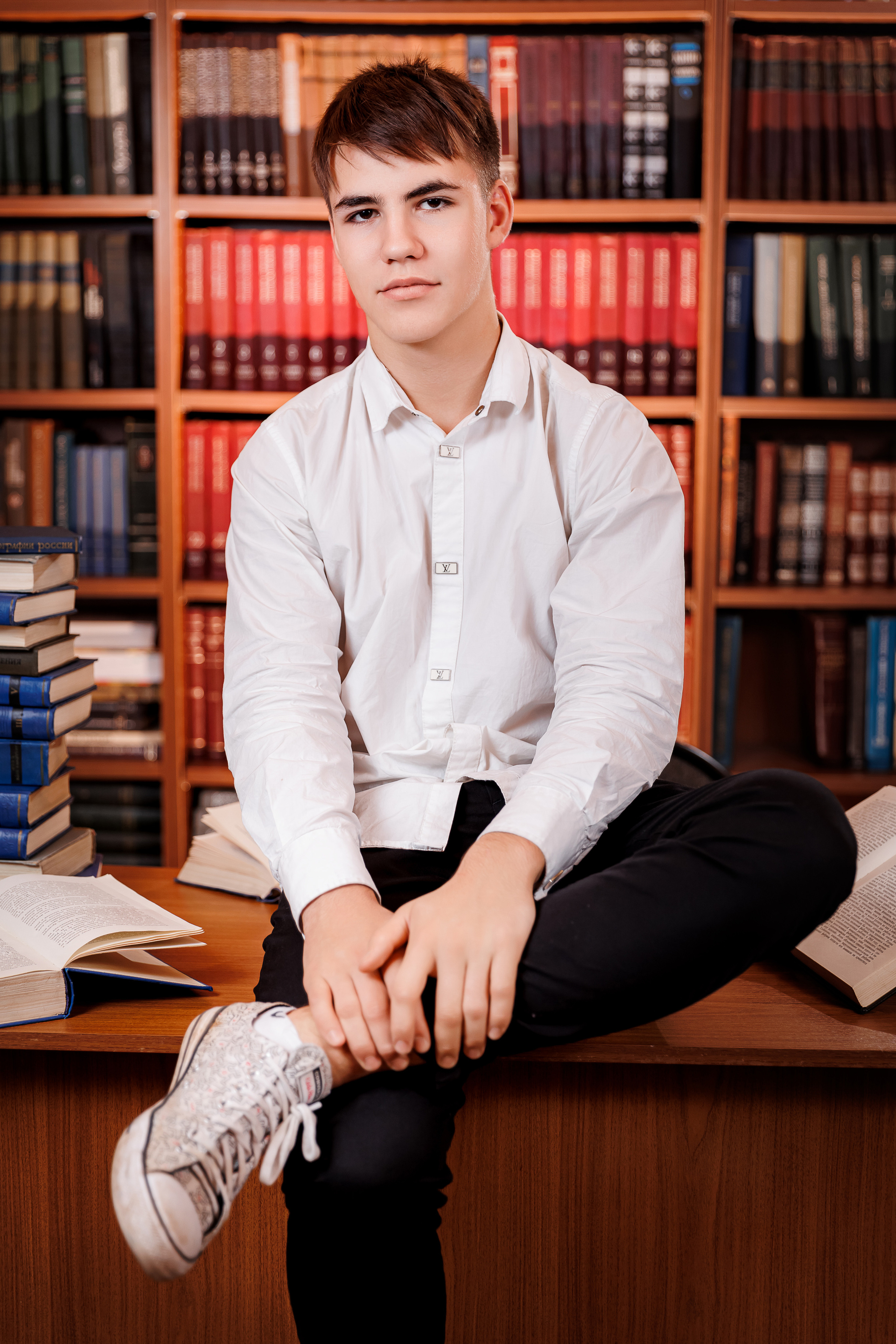 Портреты в Библиотеке. Семейный и детский фотограф Комина Елена, Власиха, Одинцово