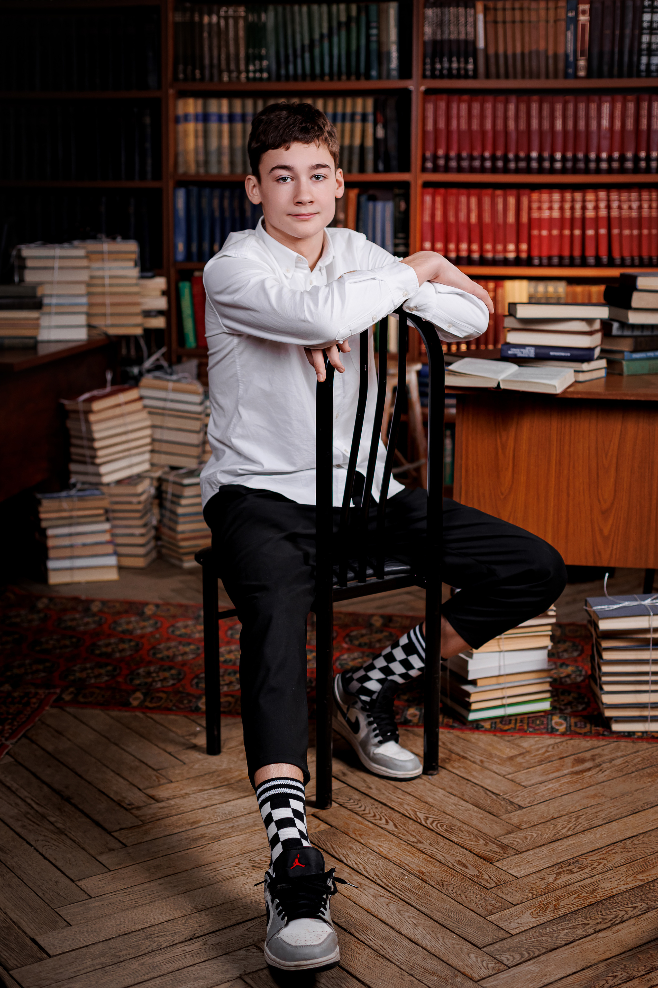 Портреты в Библиотеке. Семейный и детский фотограф Комина Елена, Власиха, Одинцово