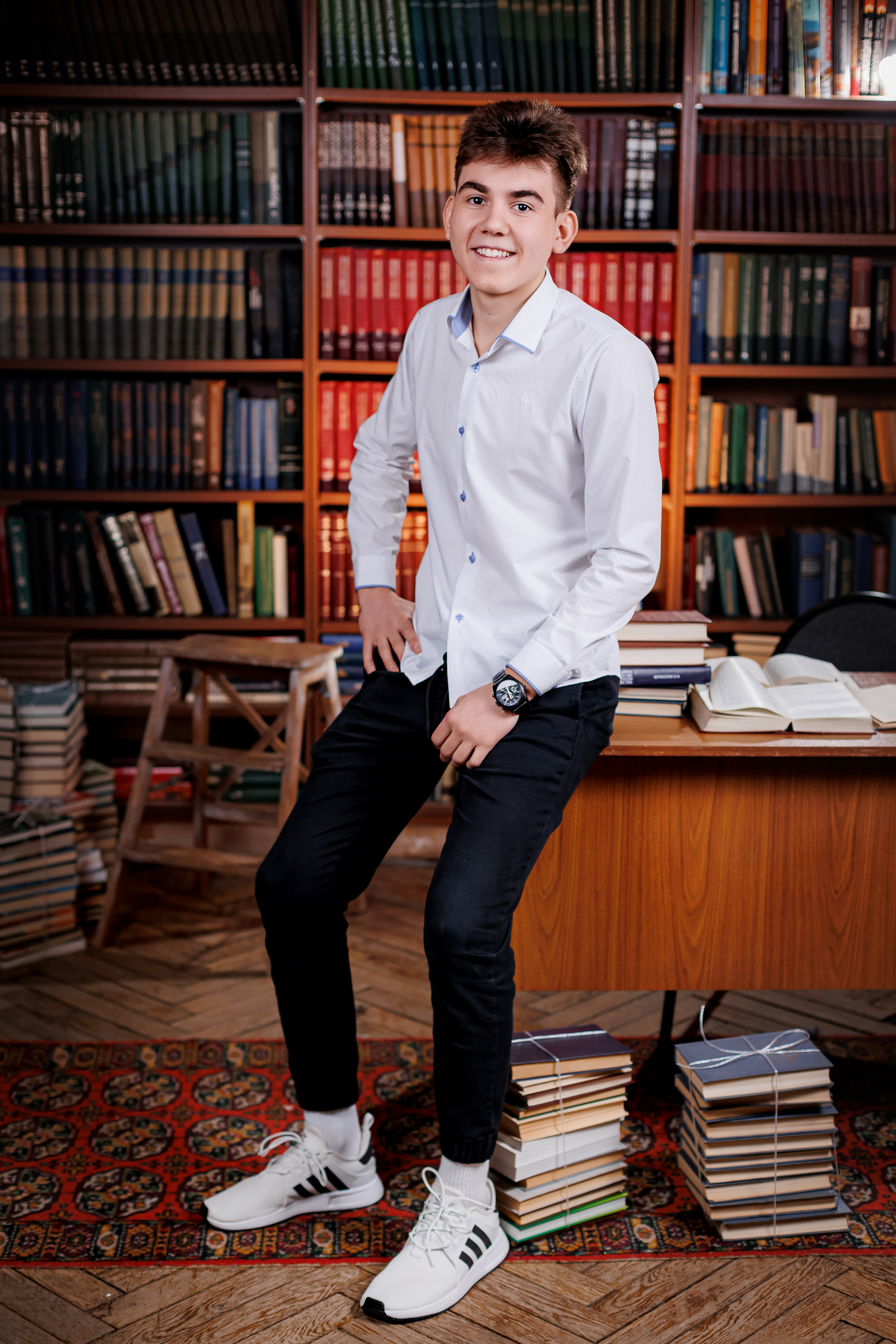 Портреты в Библиотеке. Семейный и детский фотограф Комина Елена, Власиха, Одинцово