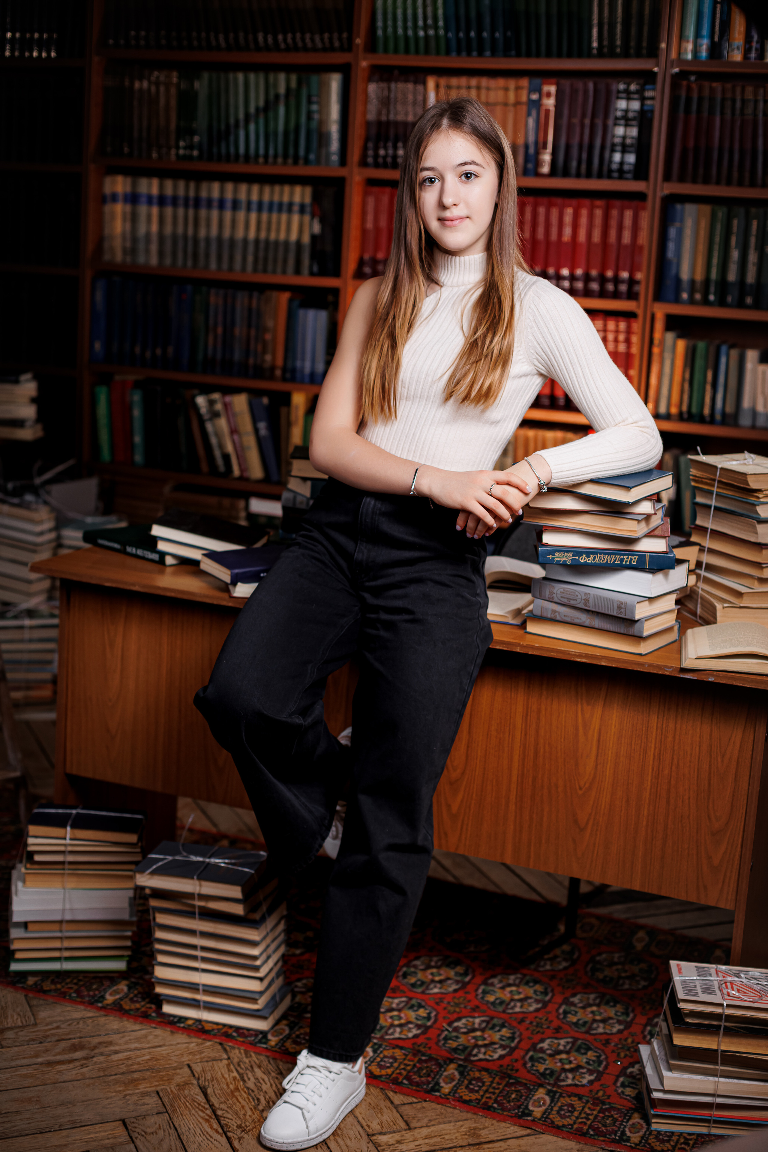 Портреты в Библиотеке. Семейный и детский фотограф Комина Елена, Власиха, Одинцово