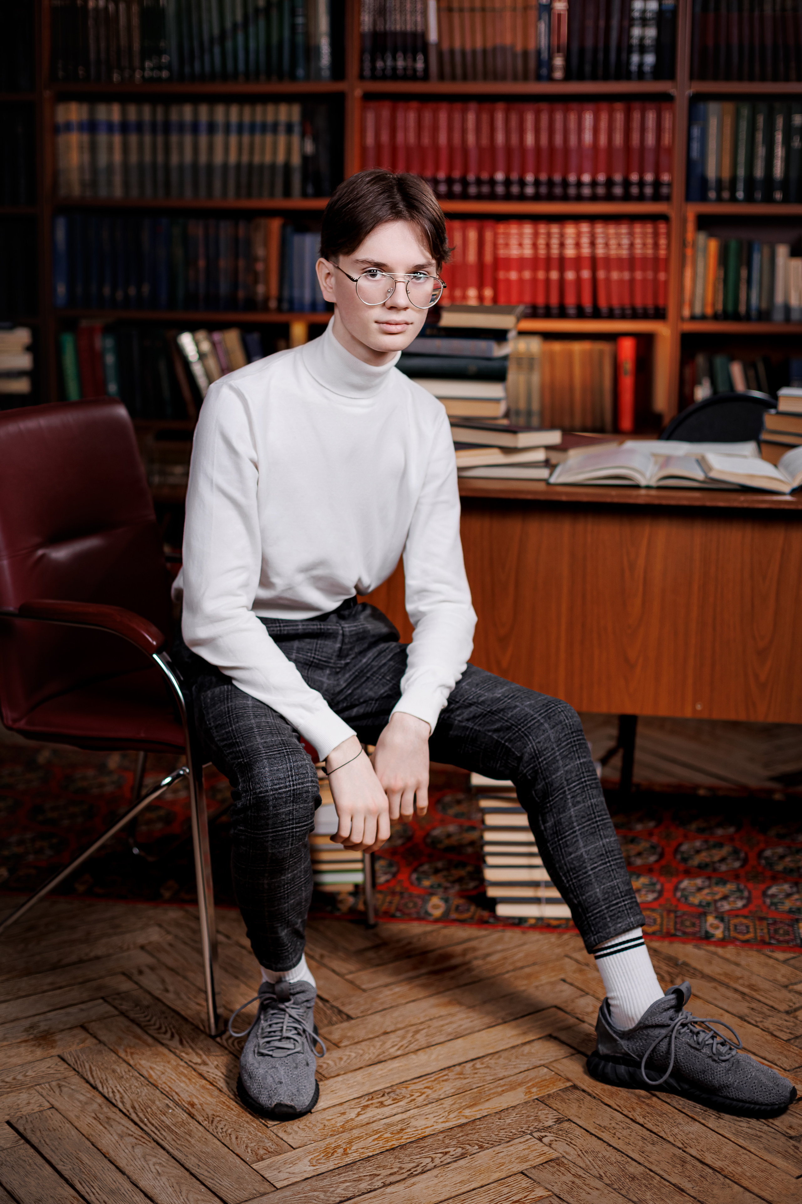 Портреты в Библиотеке. Семейный и детский фотограф Комина Елена, Власиха, Одинцово