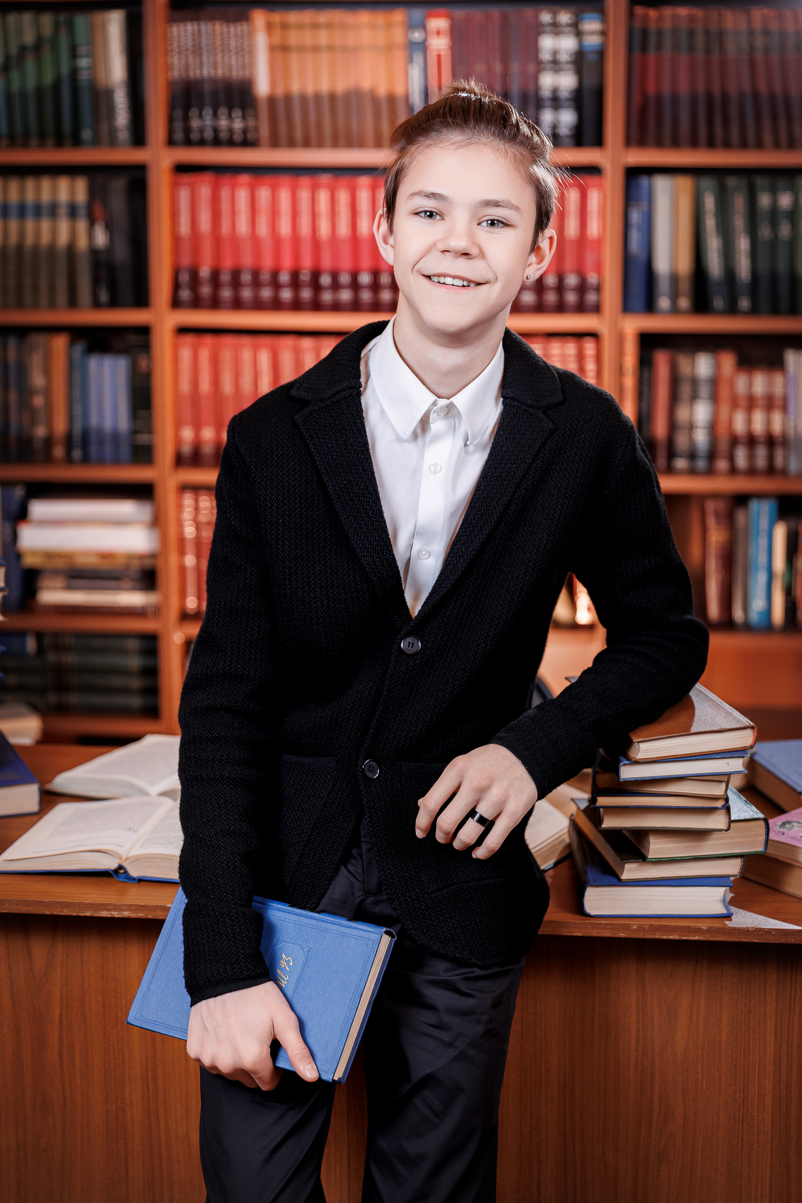 Портреты в Библиотеке. Семейный и детский фотограф Комина Елена, Власиха, Одинцово