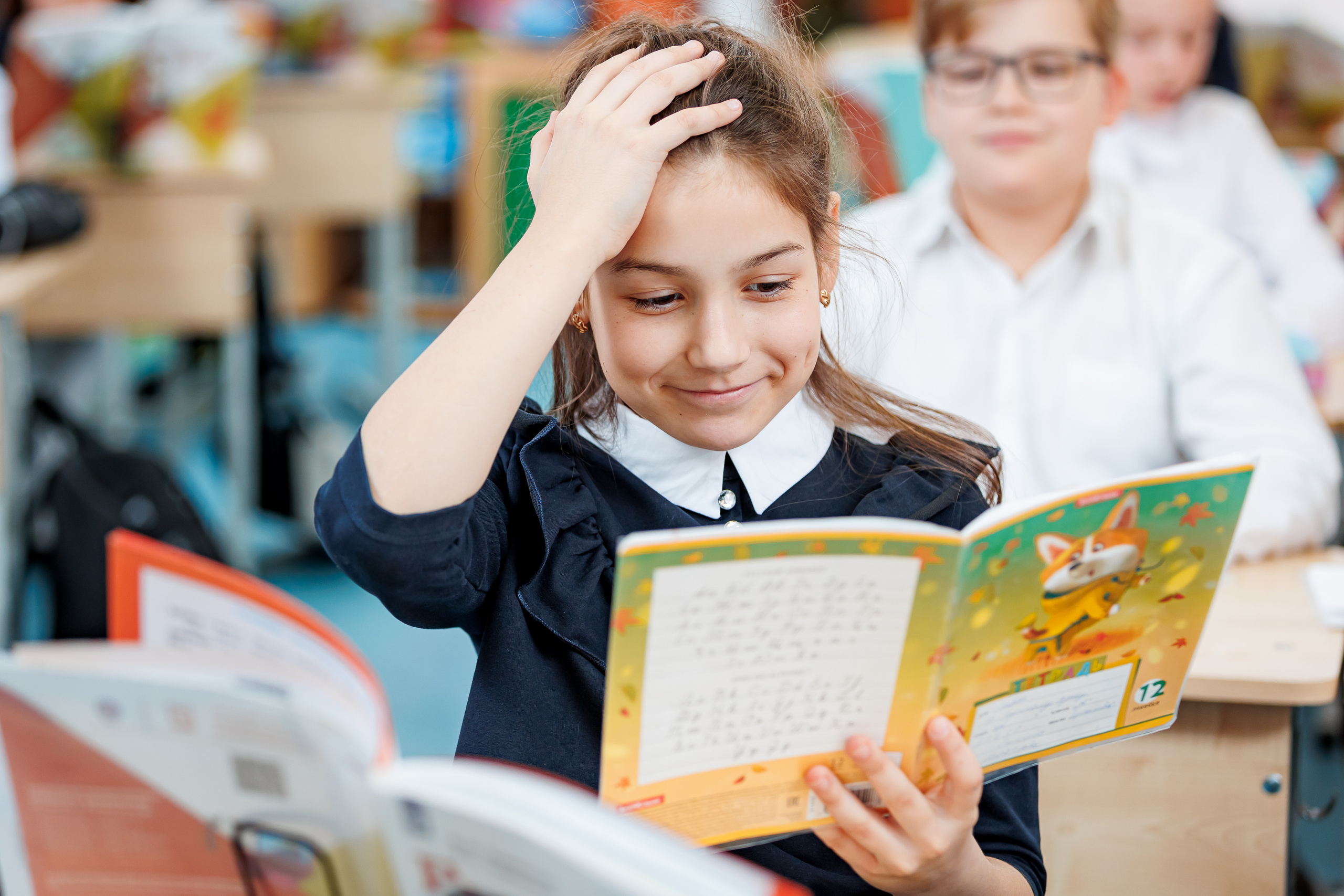 Репортаж на уроках. Семейный и детский фотограф Комина Елена, Власиха, Одинцово