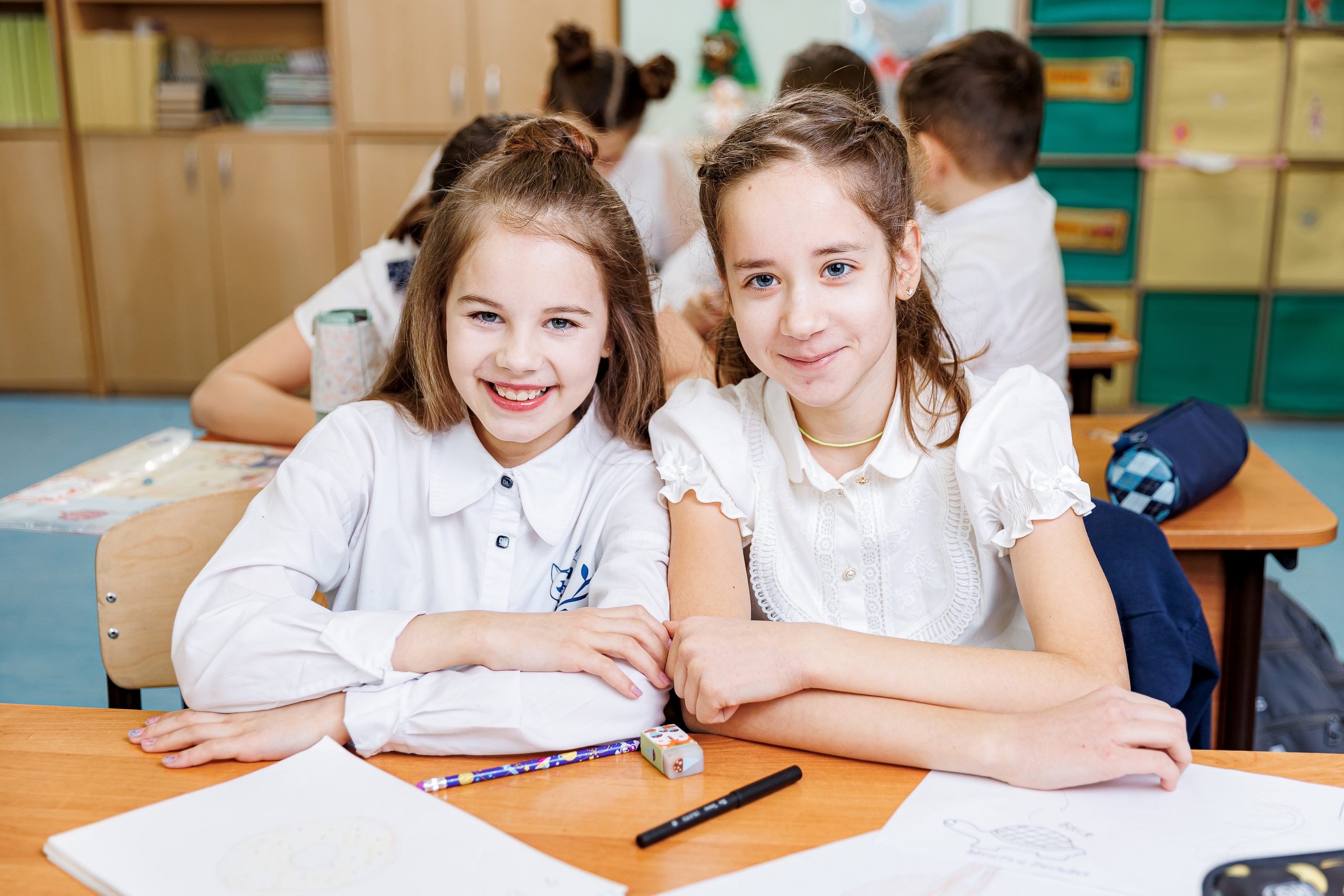 Репортаж на уроках. Семейный и детский фотограф Комина Елена, Власиха, Одинцово