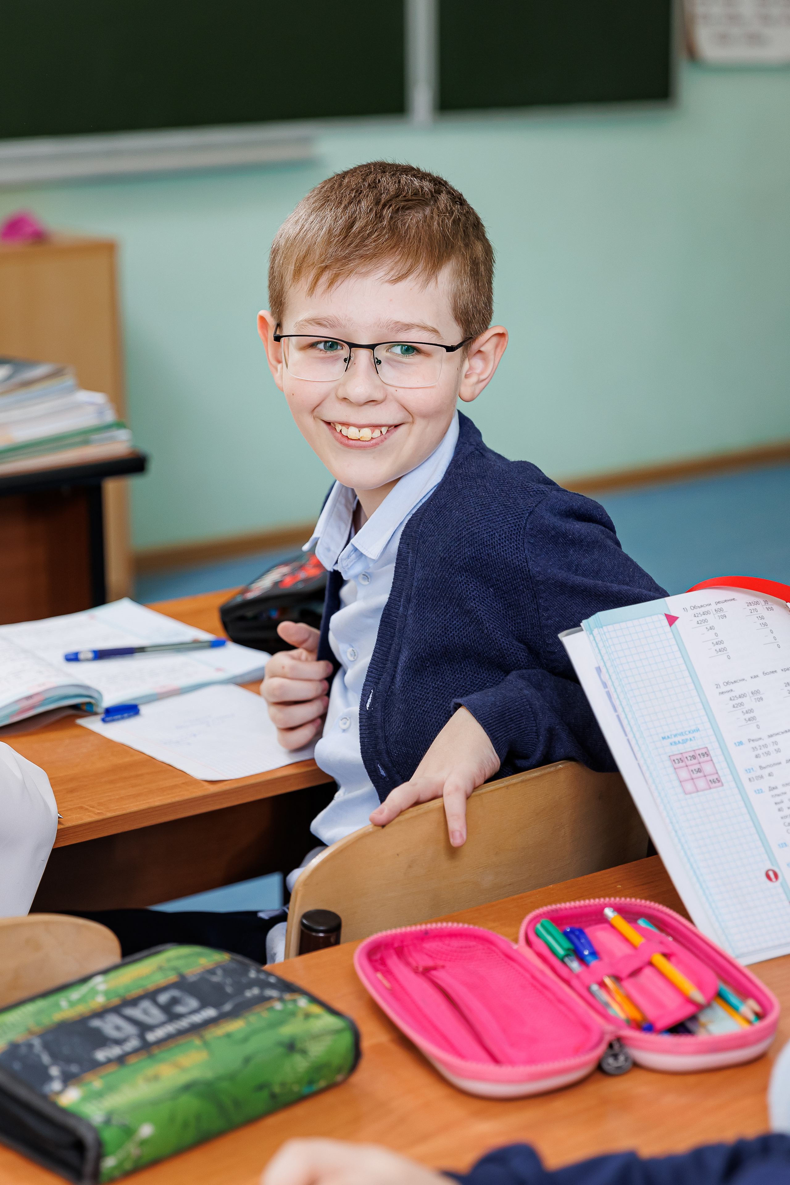 Репортаж на уроках. Семейный и детский фотограф Комина Елена, Власиха, Одинцово