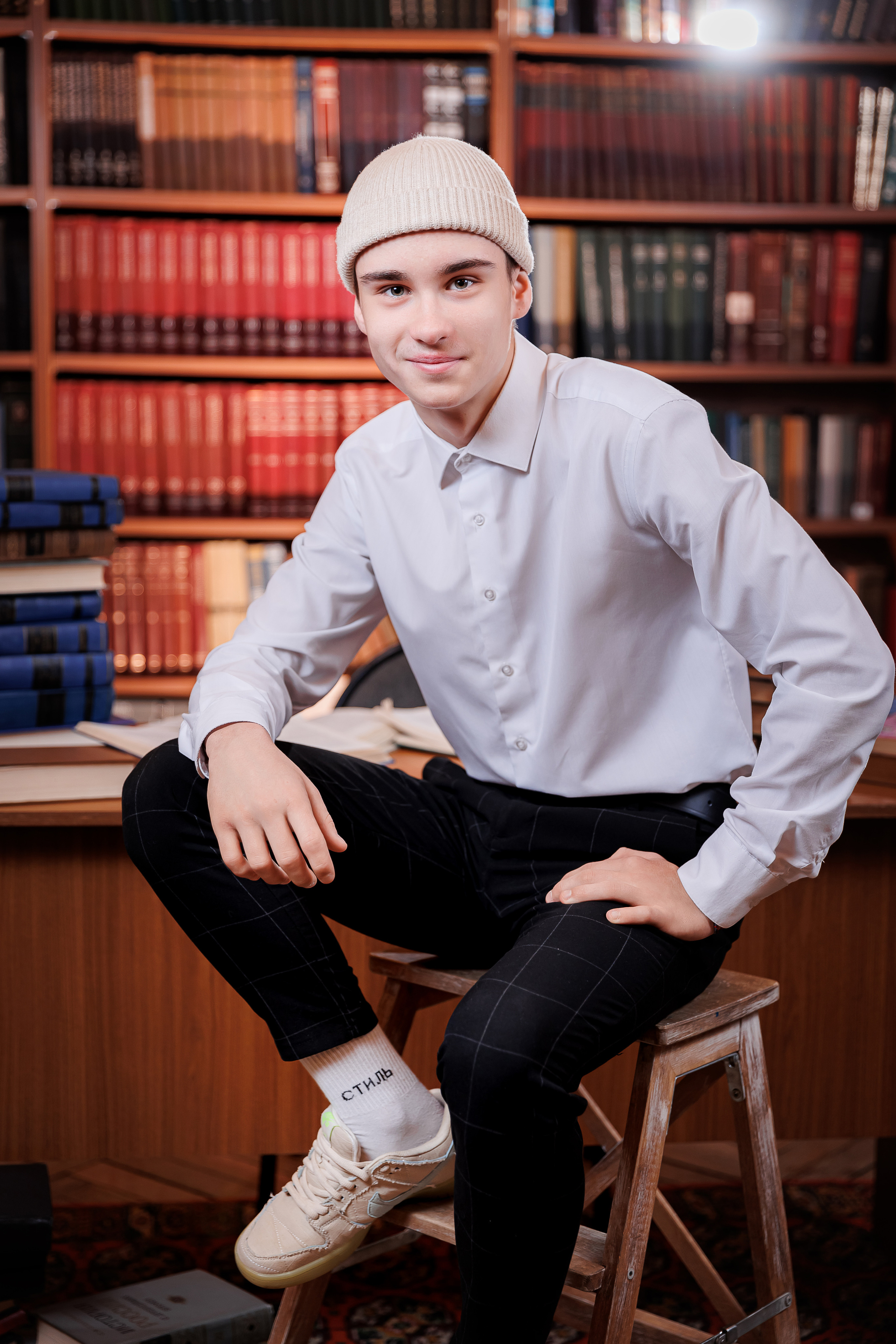 Портреты в Библиотеке. Семейный и детский фотограф Комина Елена, Власиха, Одинцово