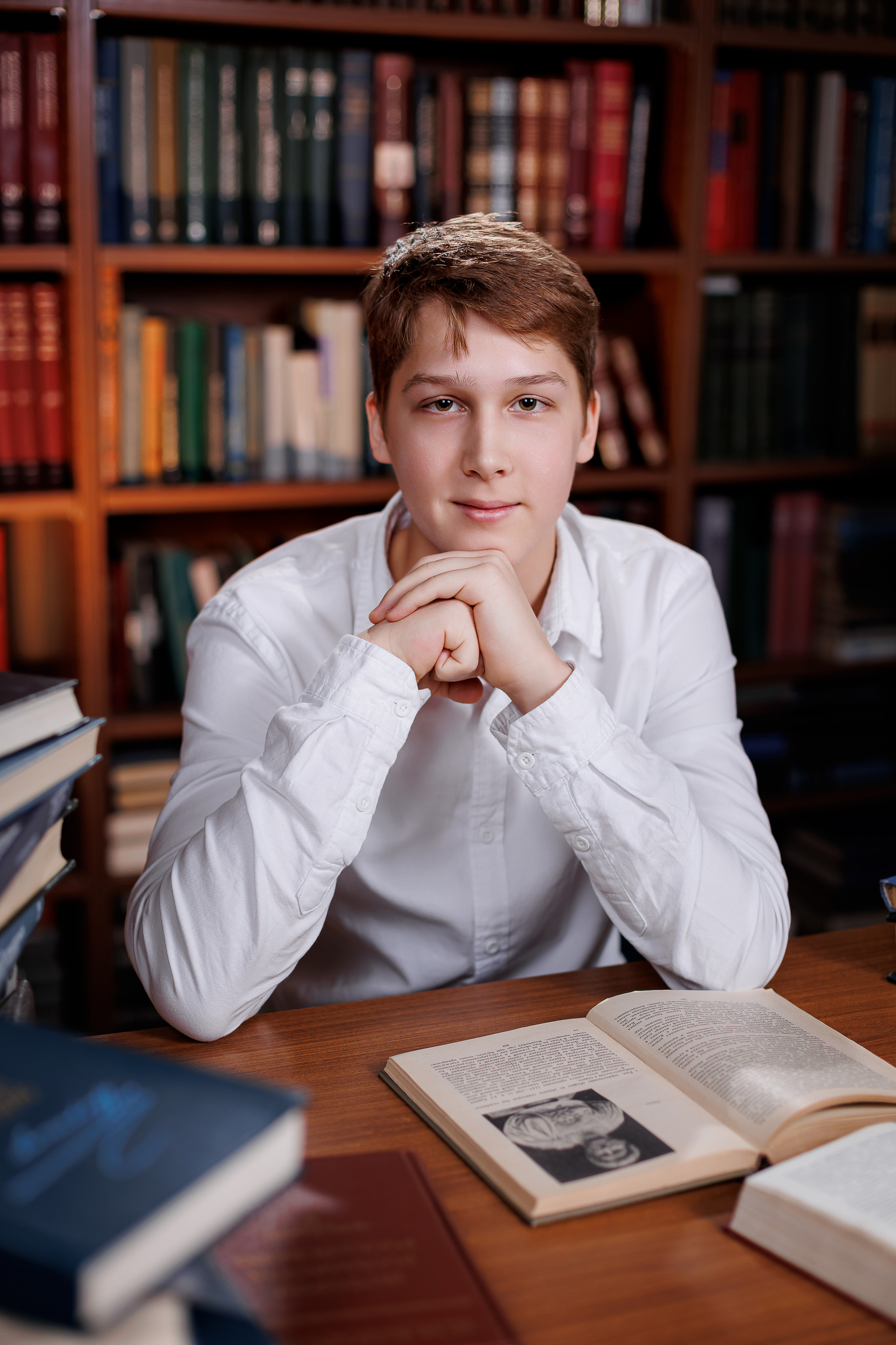 Портреты в Библиотеке. Семейный и детский фотограф Комина Елена, Власиха, Одинцово