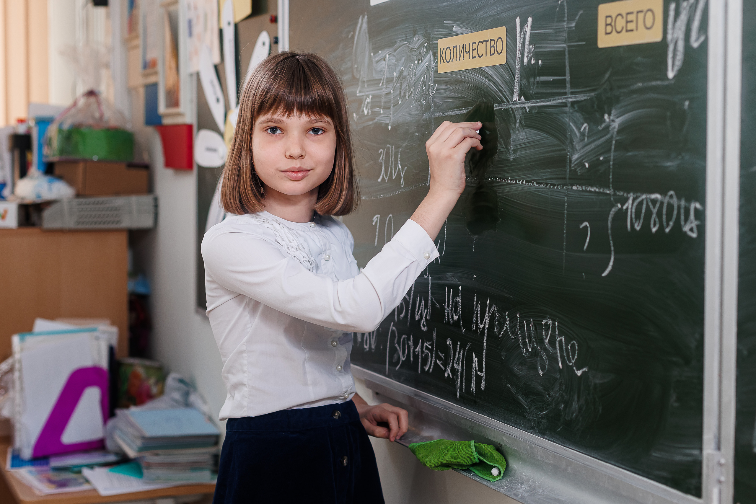 Репортаж на уроках. Семейный и детский фотограф Комина Елена, Власиха, Одинцово