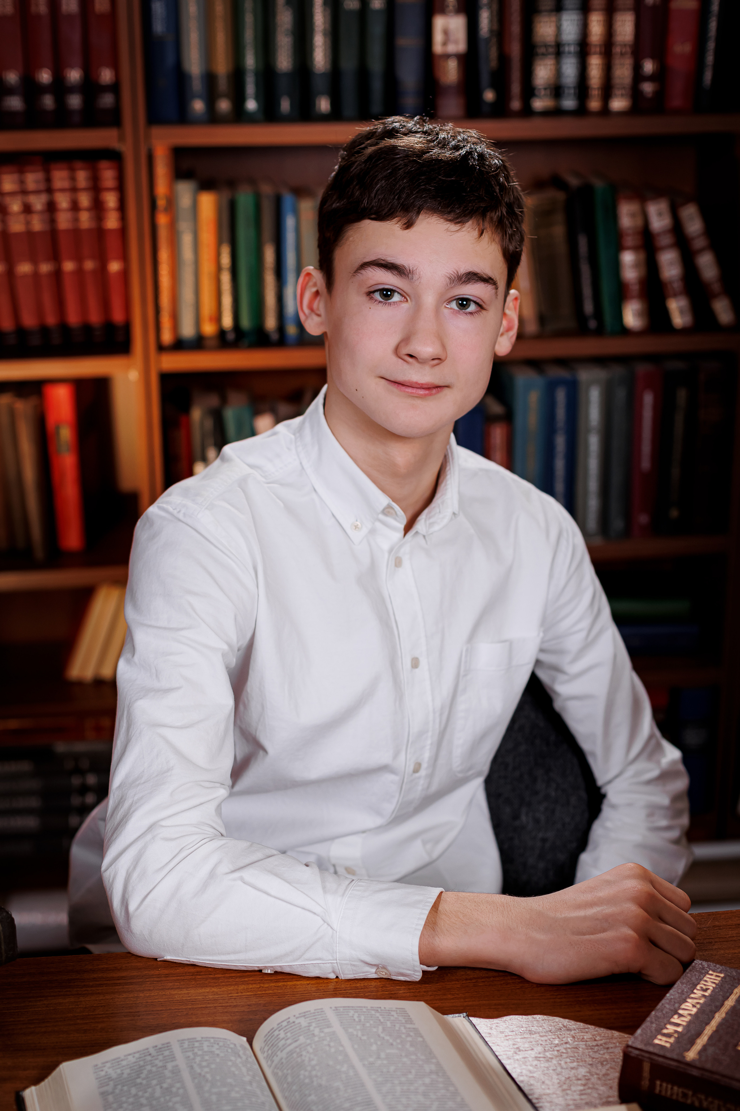 Портреты в Библиотеке. Семейный и детский фотограф Комина Елена, Власиха, Одинцово