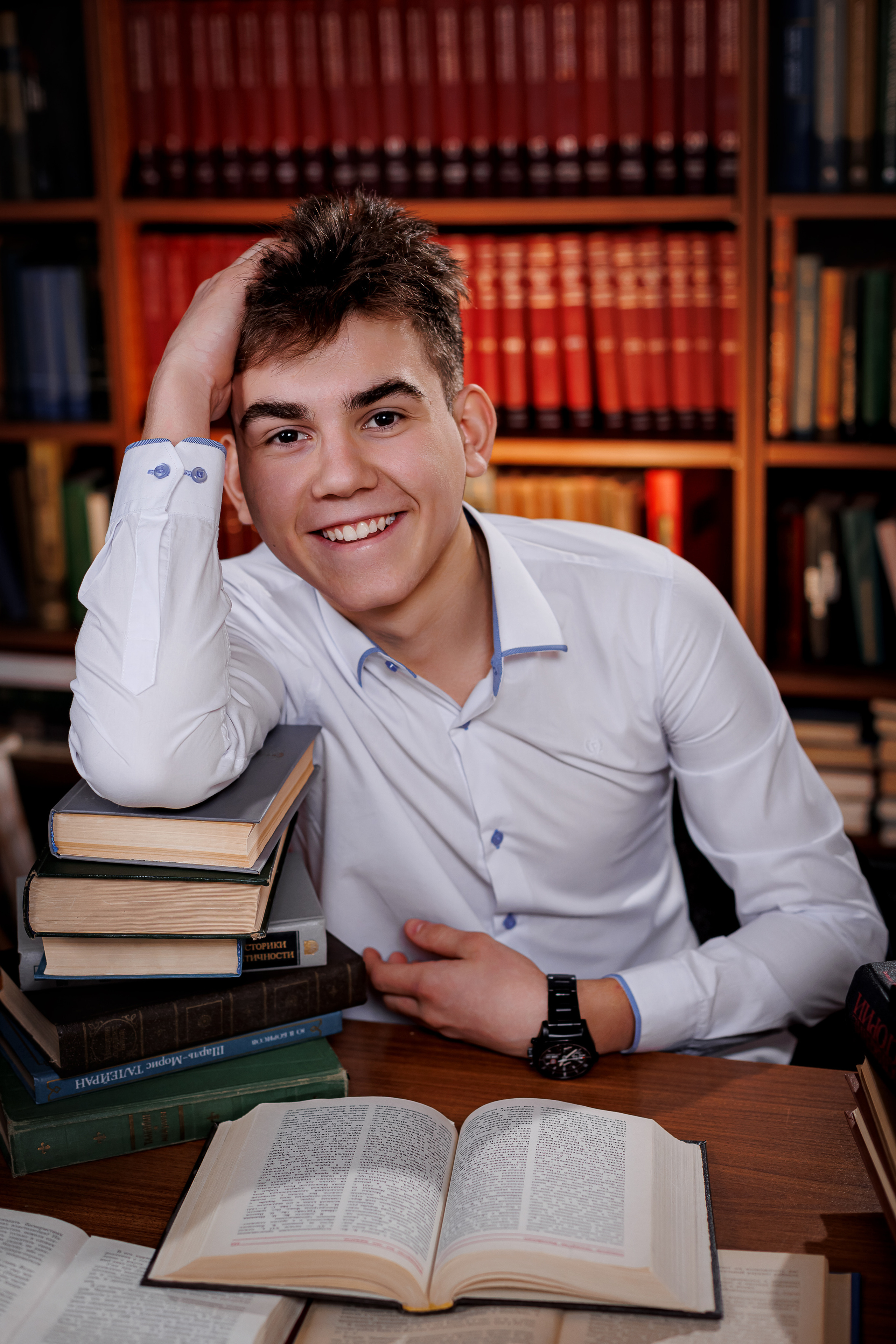 Портреты в Библиотеке. Семейный и детский фотограф Комина Елена, Власиха, Одинцово