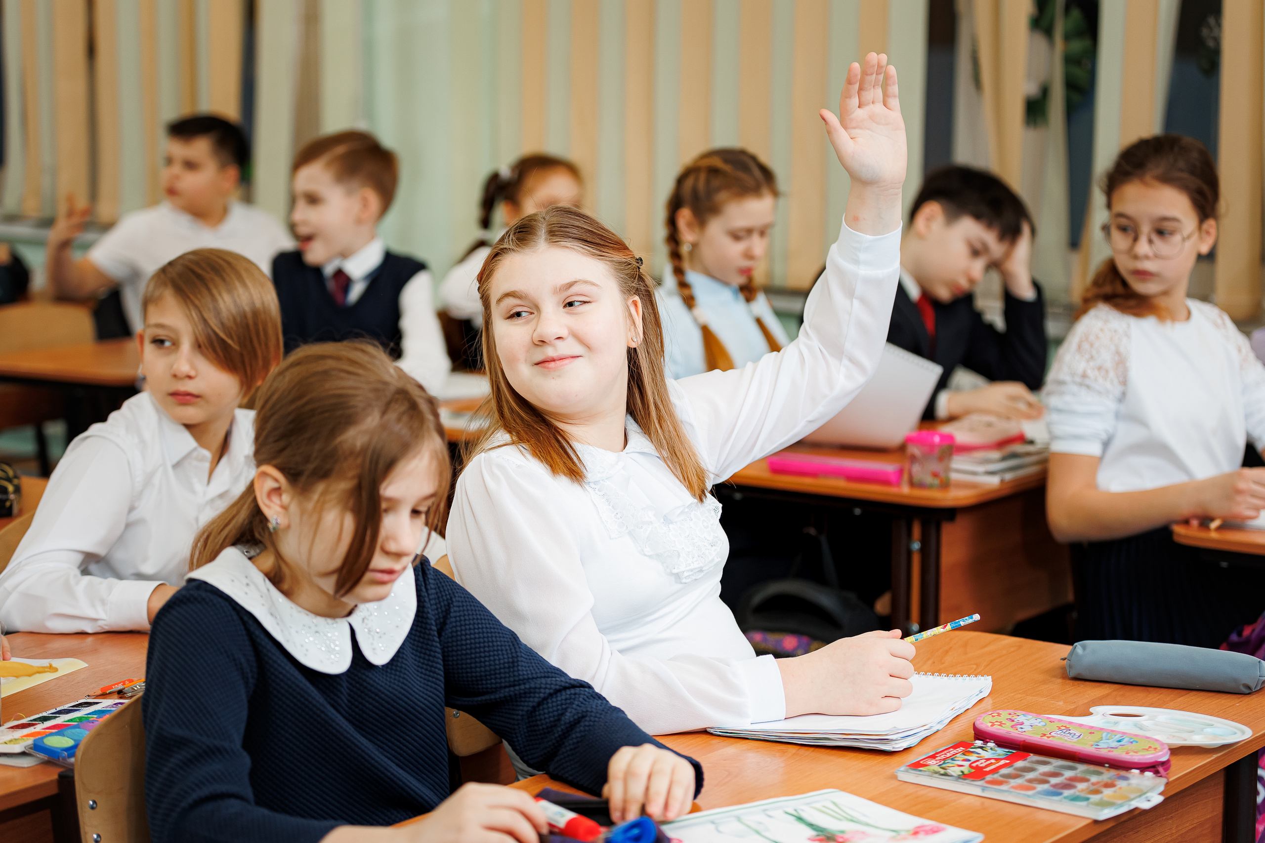 Репортаж на уроках. Семейный и детский фотограф Комина Елена, Власиха, Одинцово