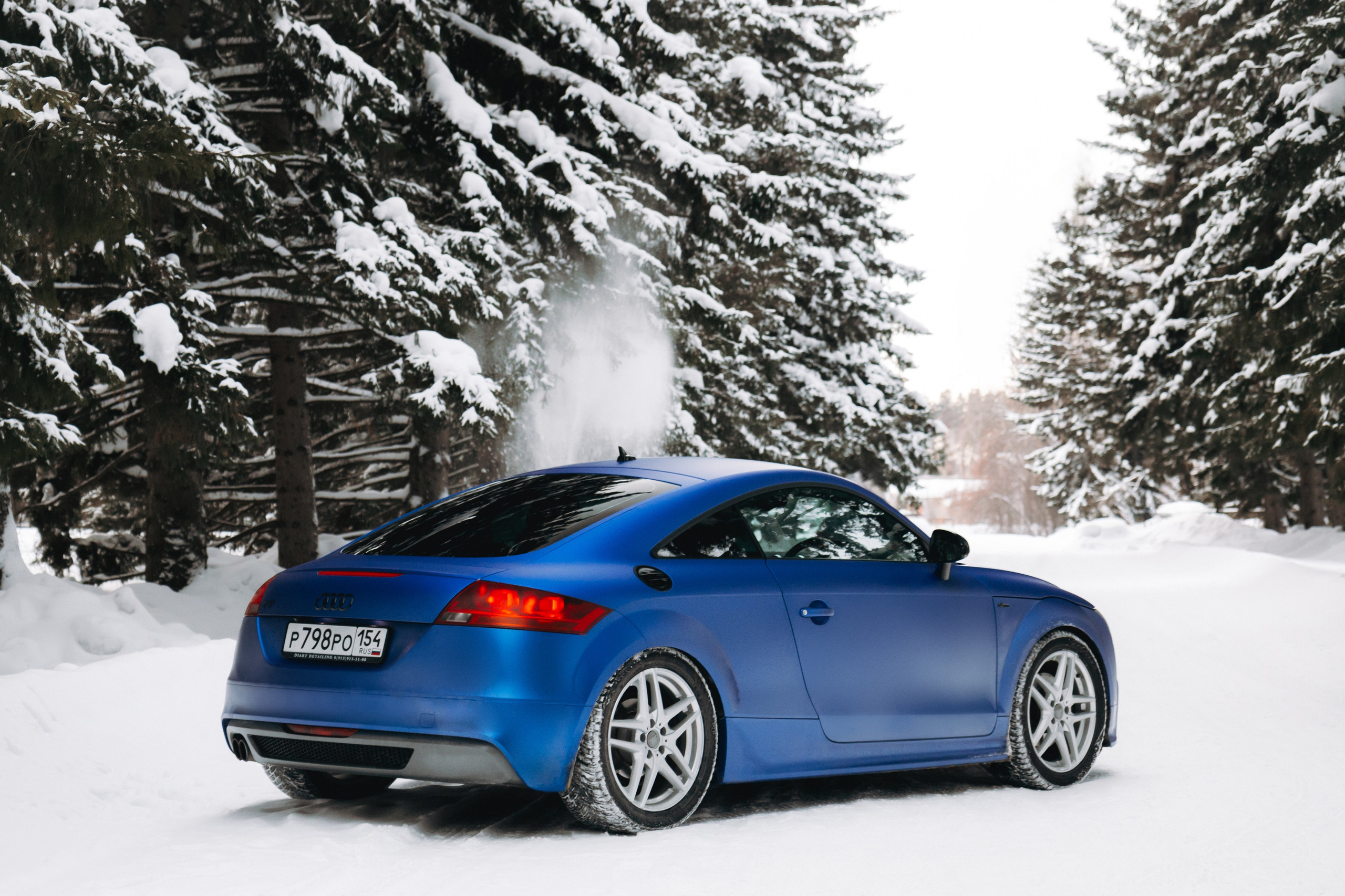 Audi TT shades of blue. Автомобильный фотограф и видеограф в Новосибирске|Александра Косухина
